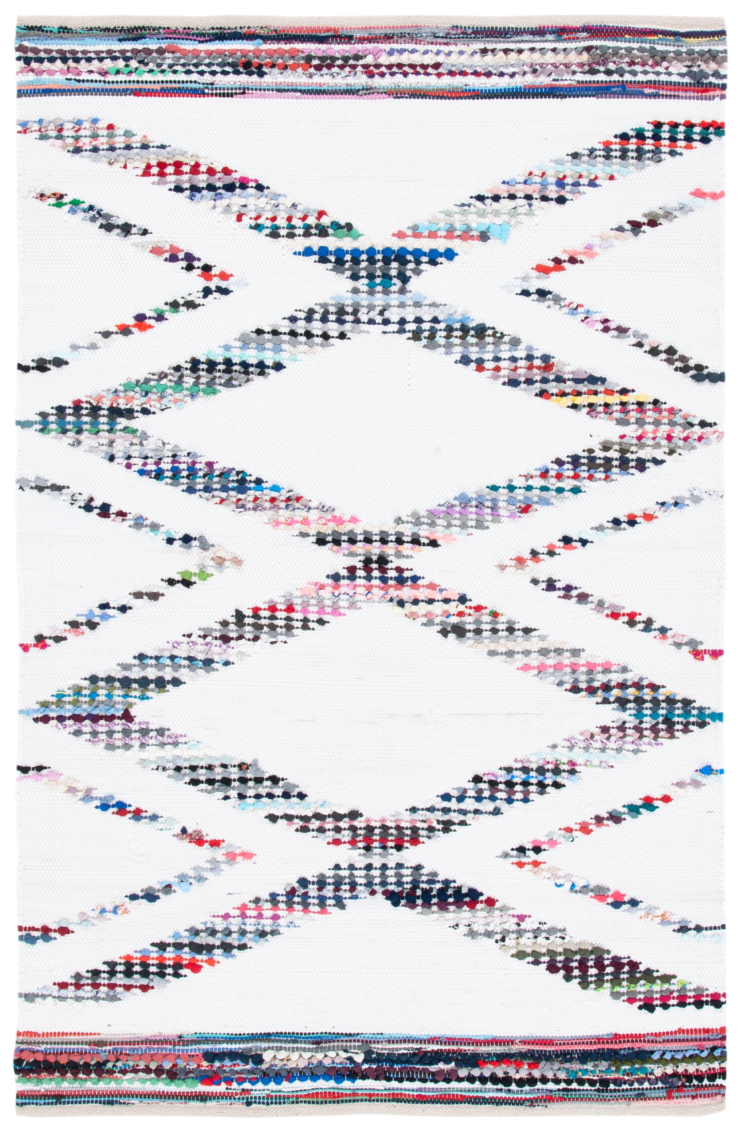 Montauk MTK815 Hand Woven Area Rug - Ivory/Blue - 3'x5' - Safavieh.