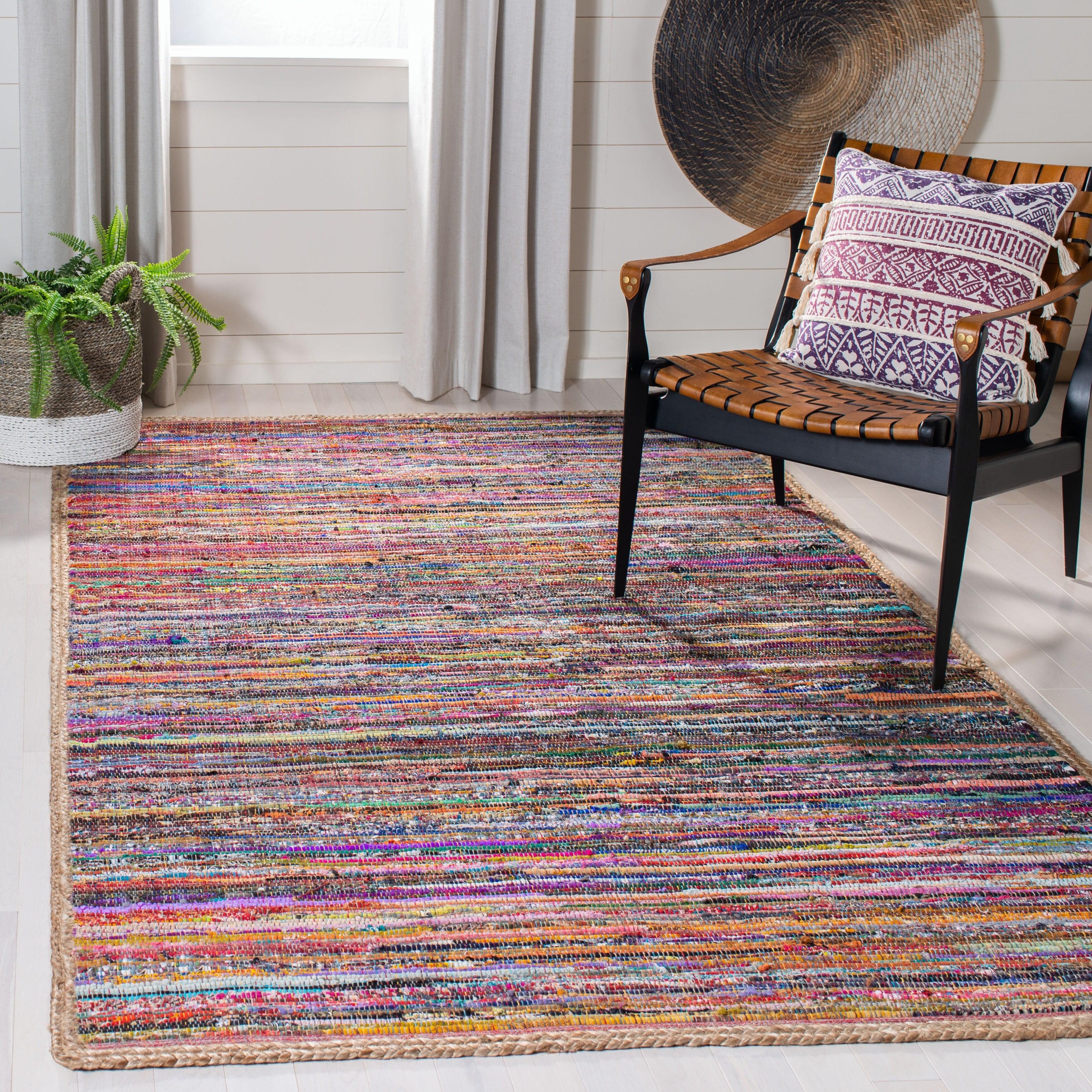 Montauk MTK960 Hand Woven Area Rug - Multi/Natural - 3'x5' - Safavieh.