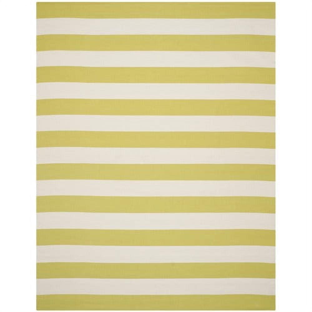Montauk MTK712 Hand Woven Indoor Accent Rug - Green/Ivory - 4'x6' - Safavieh