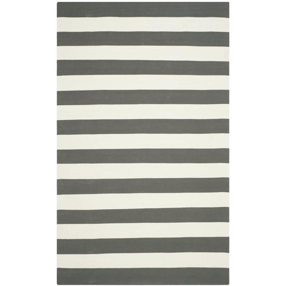 Montauk MTK712 Hand Woven Indoor Accent Rug - Grey/Ivory - 4'x6' - Safavieh