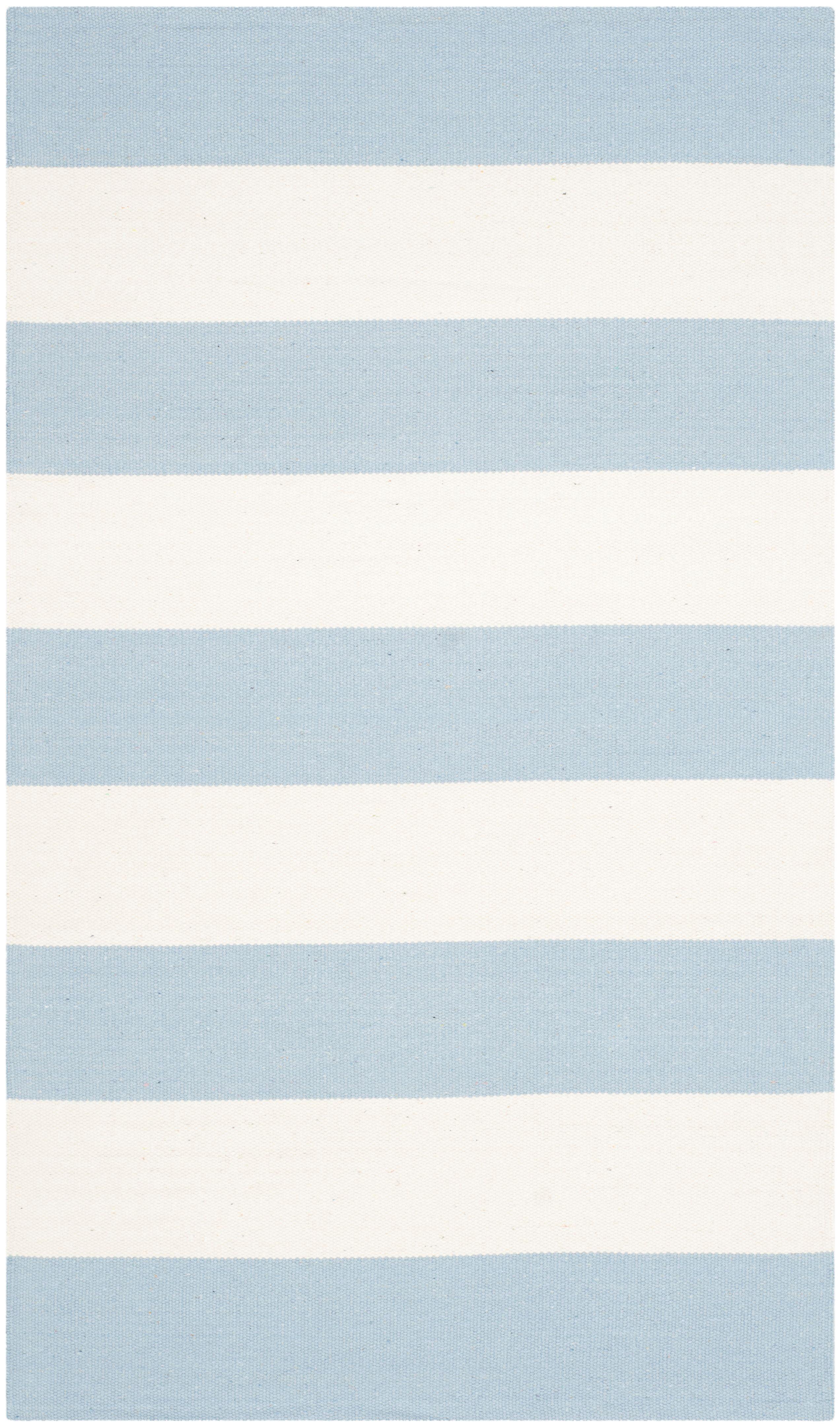 Montauk MTK712 Hand Woven Indoor Accent Rug - Sky Blue/Ivory - 2'6"x4' - Safavieh