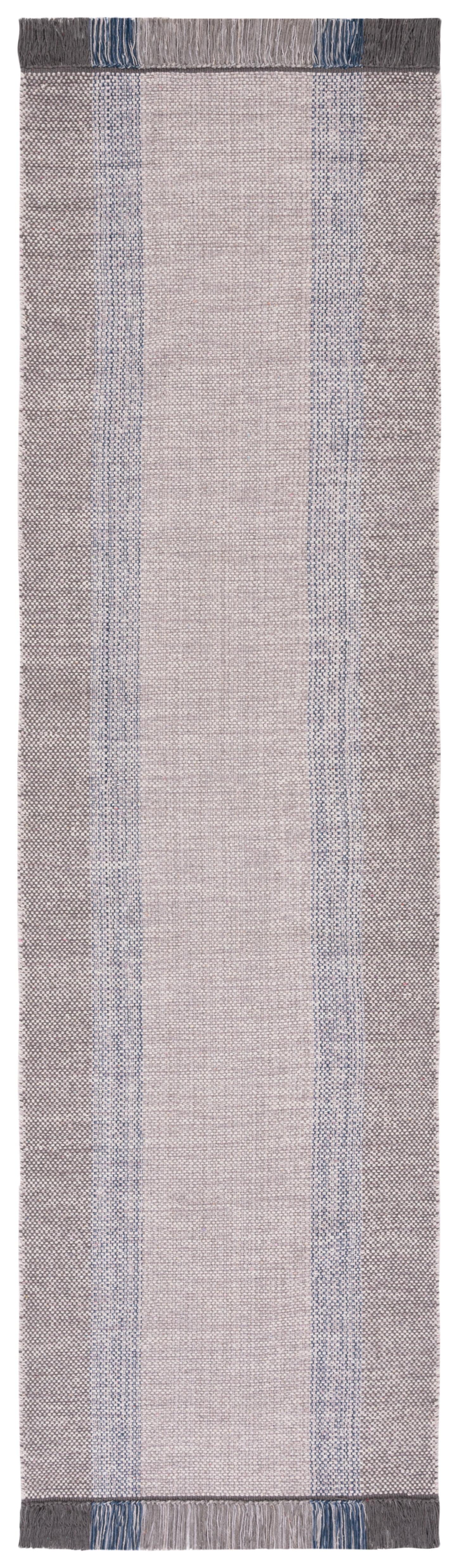 Montauk MTK301 Hand Woven Runner Rug - Blue/Grey - 2'3"x12' - Safavieh.