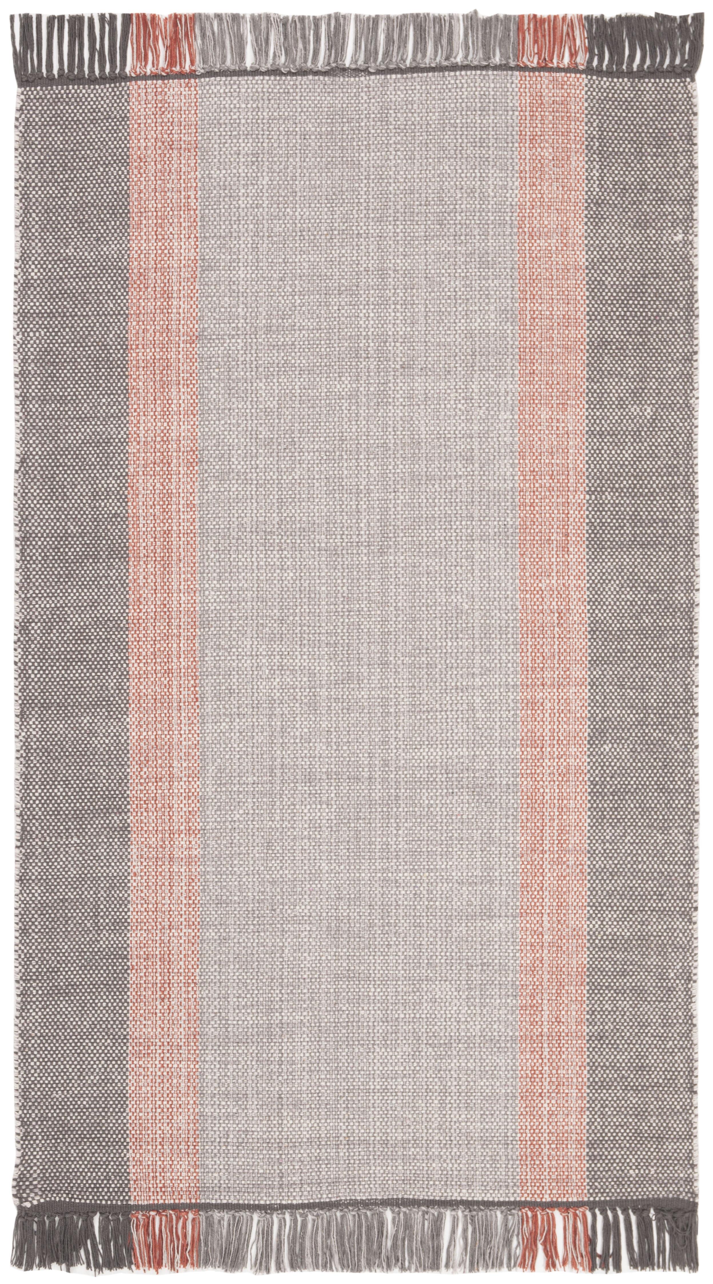 Montauk MTK301 Hand Woven Indoor Accent Rug - Terracotta/Grey - 3'x5' - Safavieh