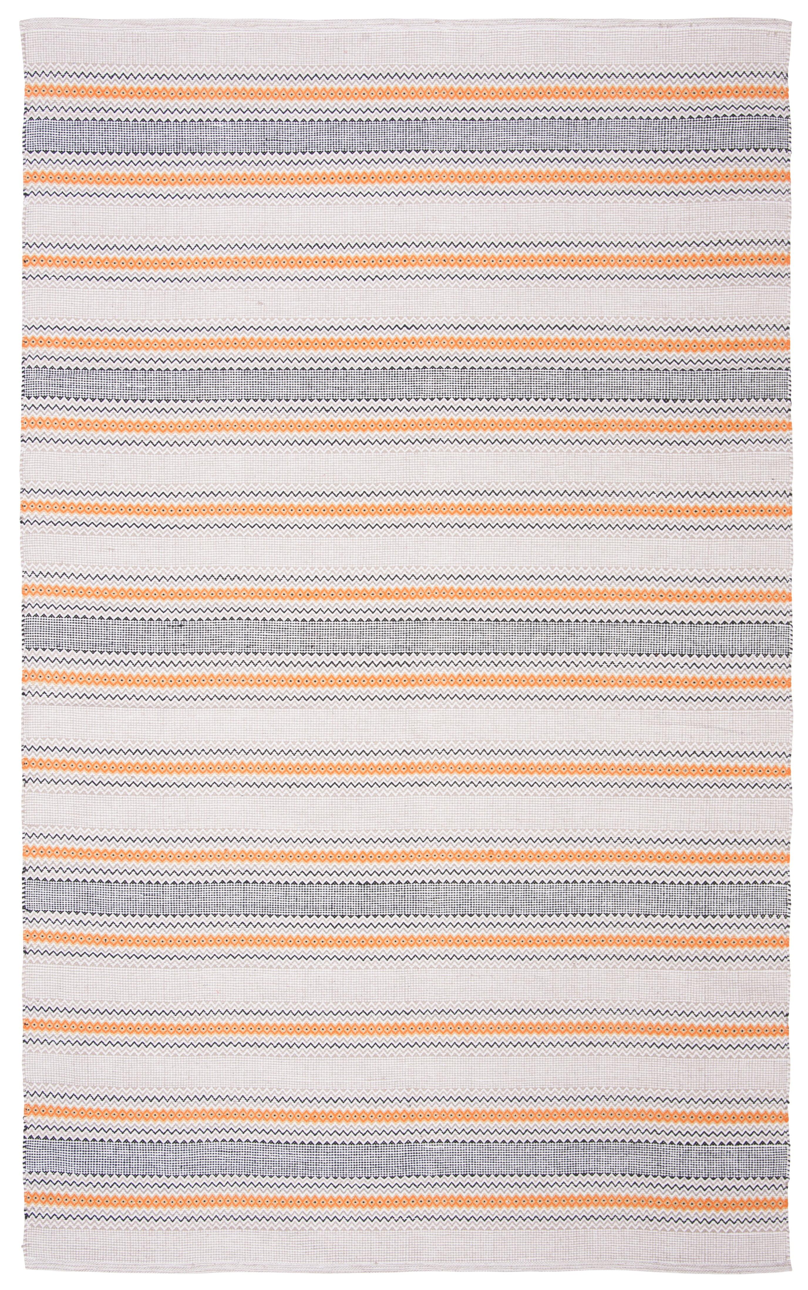 Montauk MTK536 Hand Woven Accent Rug - Orange/Beige - 3'x5' - Safavieh.