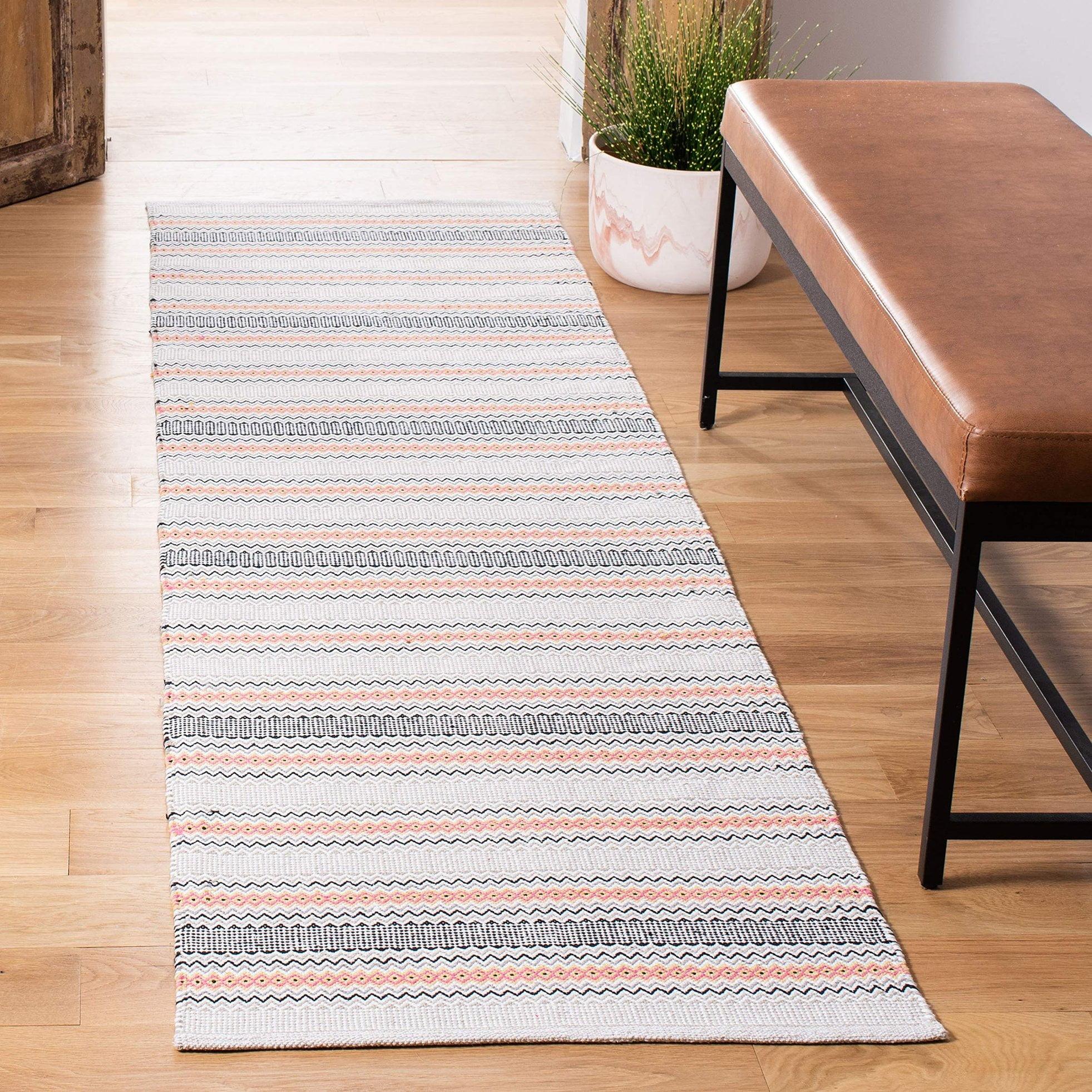 Montauk MTK536 Hand Woven Runner Rug - Pink/Beige - 2'3"x8' - Safavieh.