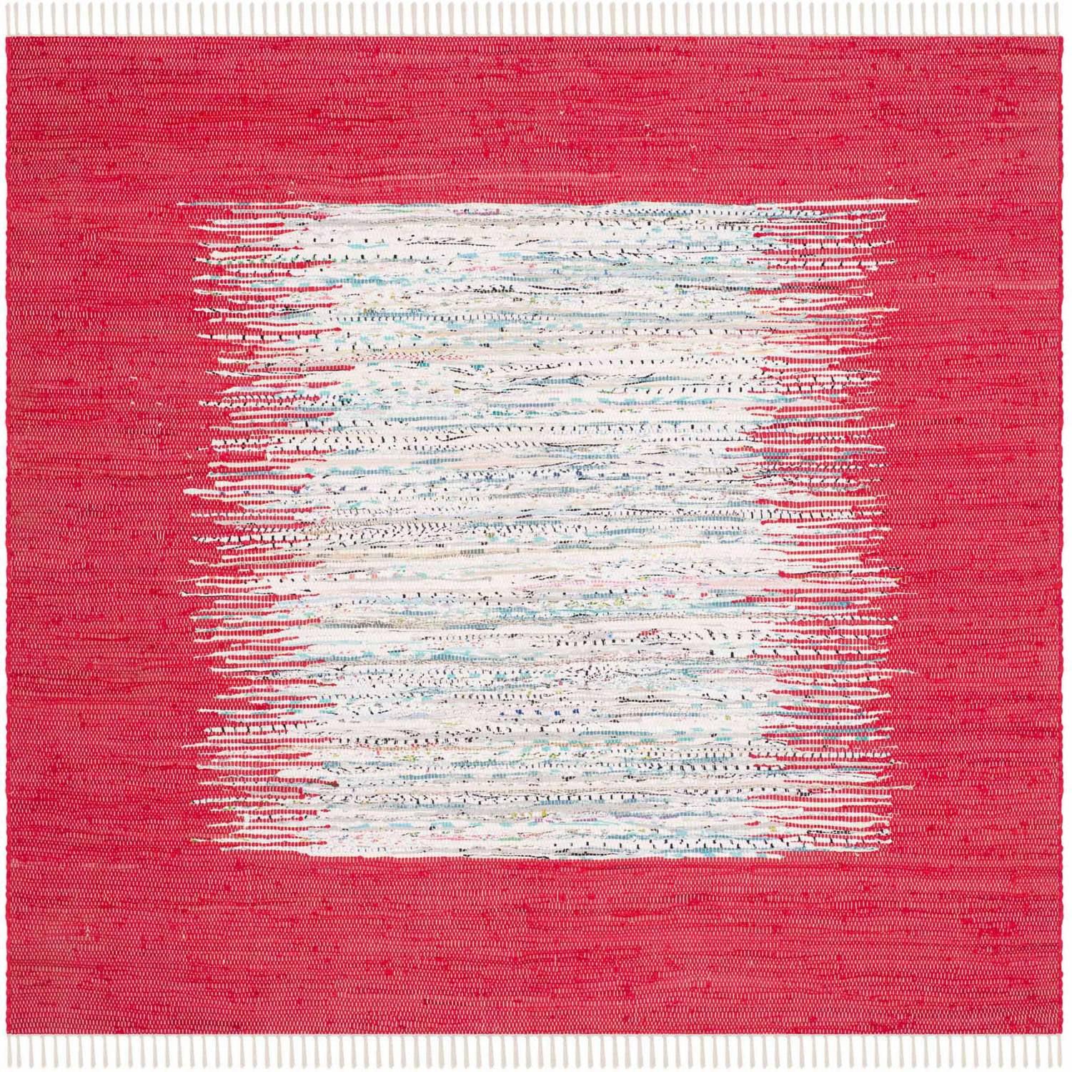 Pascual Hand Woven Cotton Abstract Rug