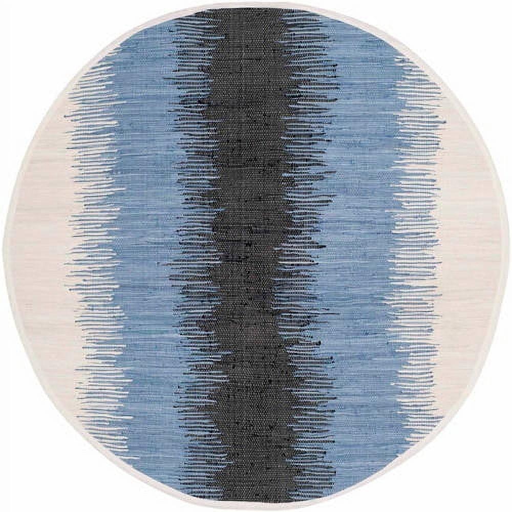 Montauk MTK710 Hand Woven Indoor Area Rug - Grey/Black - 4'x4' - Safavieh.