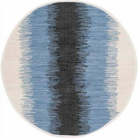 Montauk MTK710 Hand Woven Indoor Area Rug - Grey/Black - 4'x4' - Safavieh.