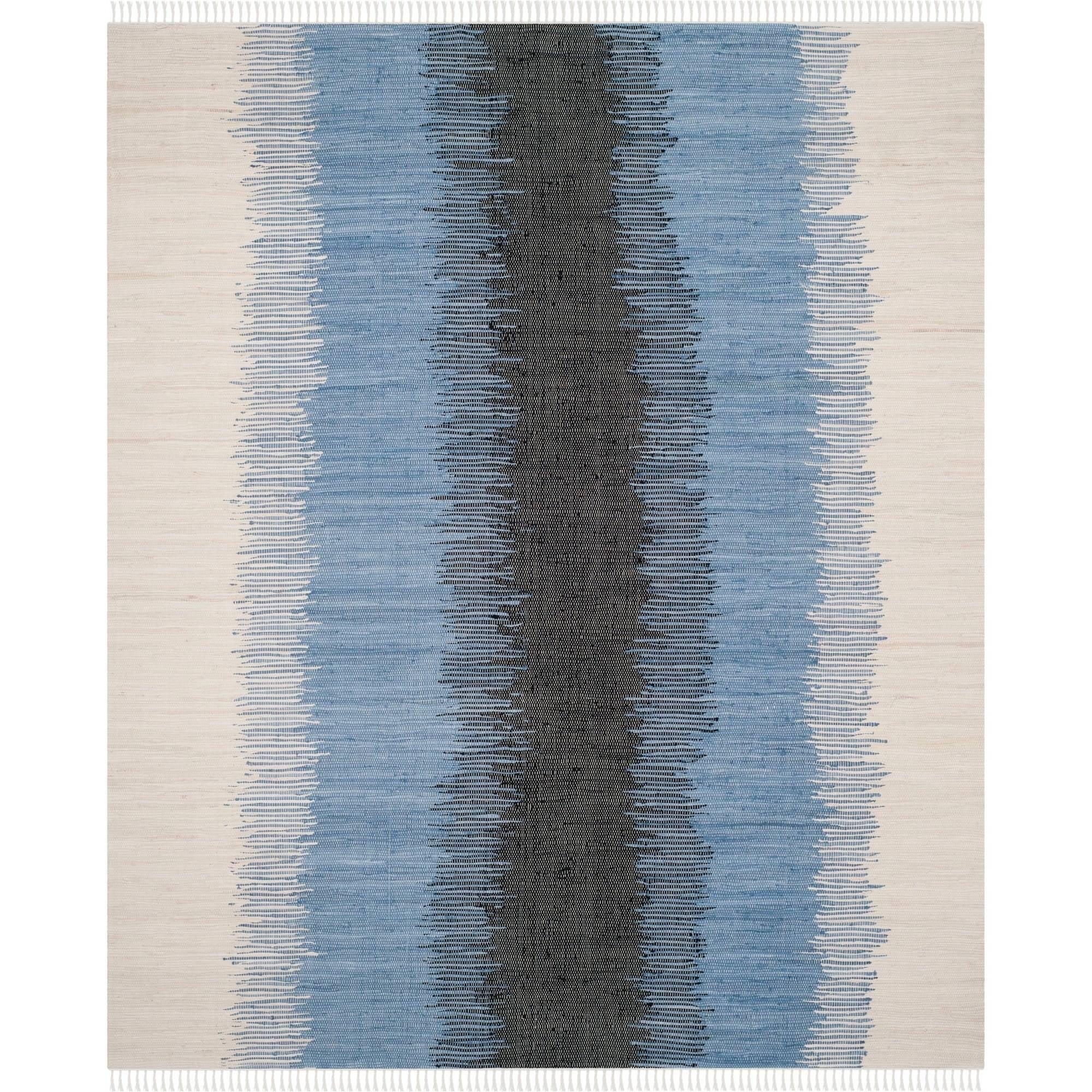 Montauk MTK710 Hand Woven Indoor Area Rug - Grey/Black - 6'x9' - Safavieh.