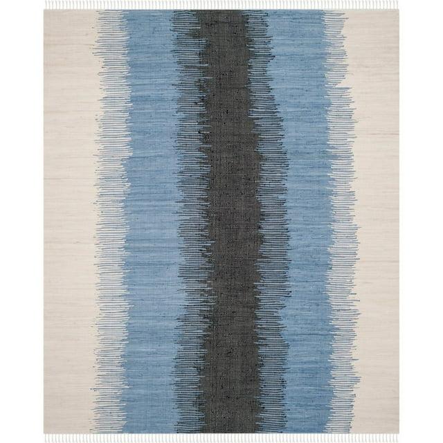 Montauk MTK710 Hand Woven Indoor Area Rug - Grey/Black - 6'x9' - Safavieh.