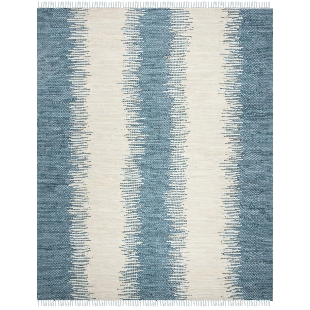 Montauk MTK751 Hand Woven Indoor Accent Rug - Blue - 4'x6' - Safavieh