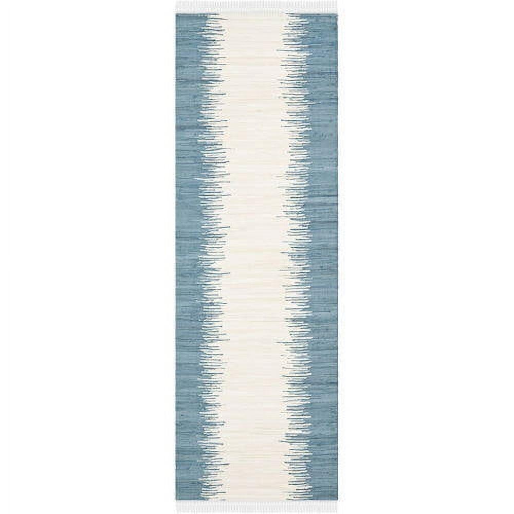 Montauk MTK751 Hand Woven Indoor Area Rug - Blue - 5'x8' - Safavieh
