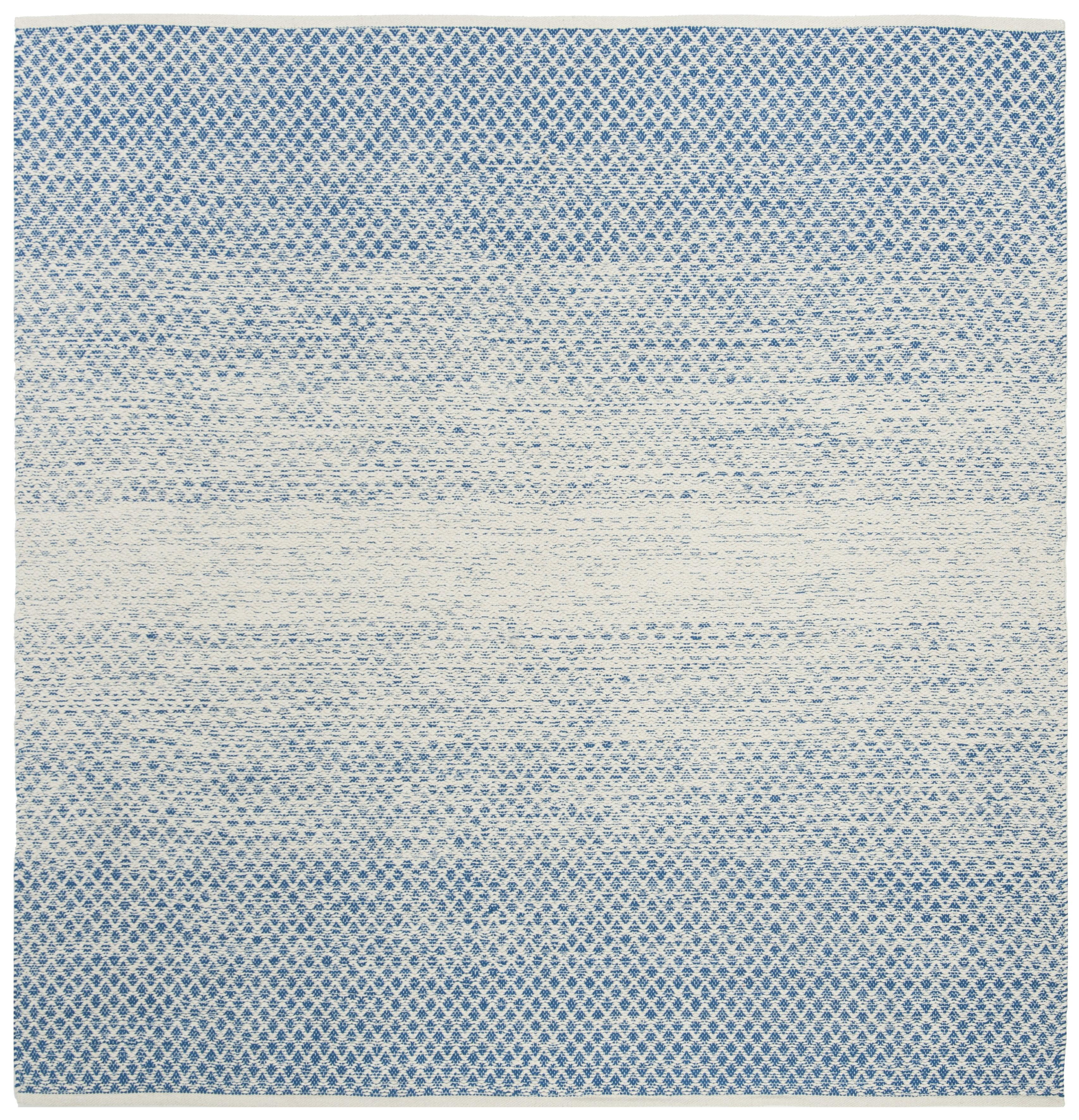 Montauk MTK601 Hand Woven Indoor Accent Rug - Blue/Ivory - 4'x6' - Safavieh