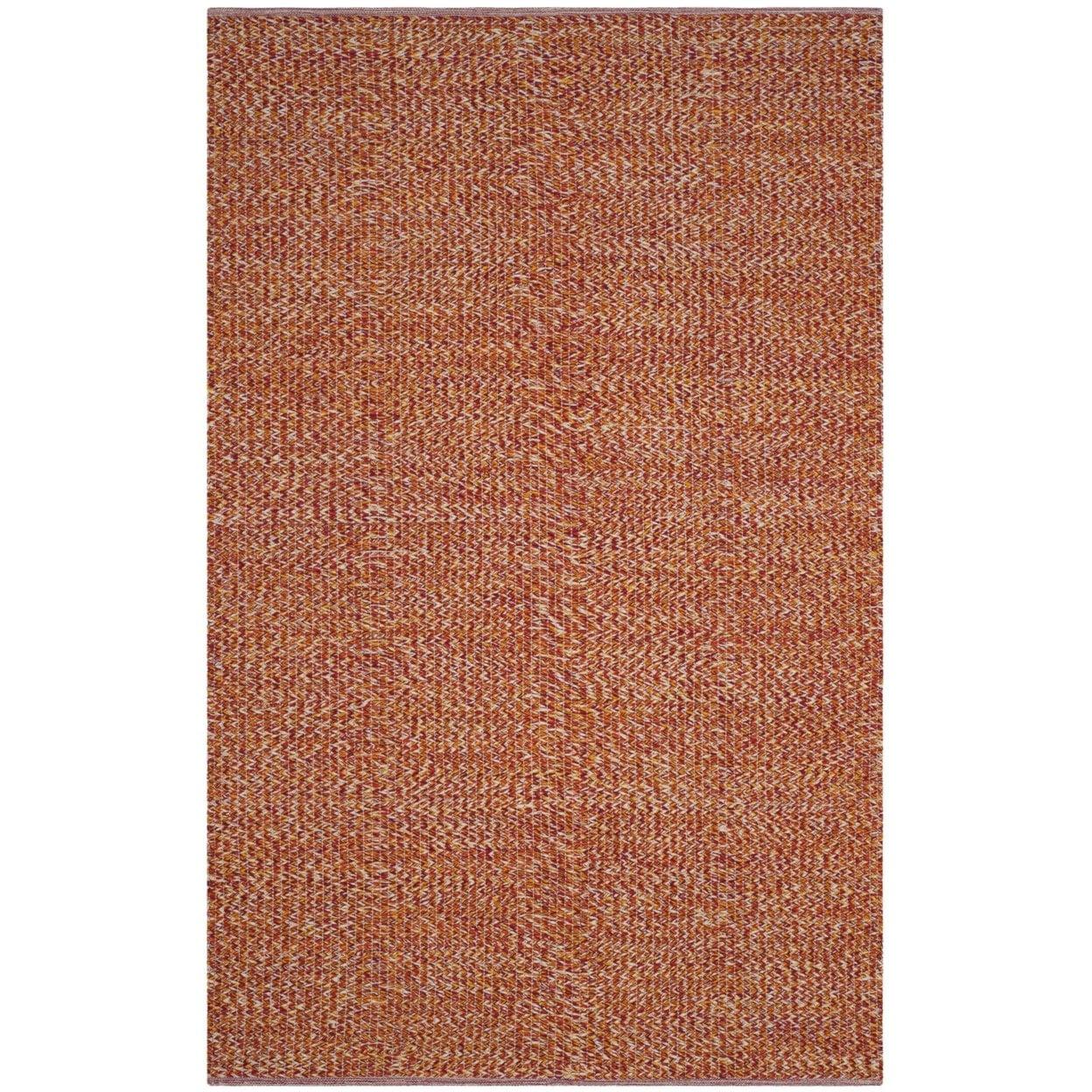 Montauk MTK602 Hand Woven Area Rug - Orange/Multi - 6'x9' - Safavieh.