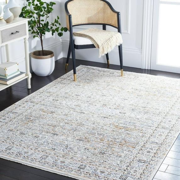 Moondust MND660 Power Loomed Area Rug - Ivory/Grey - 8'x10' - Safavieh.