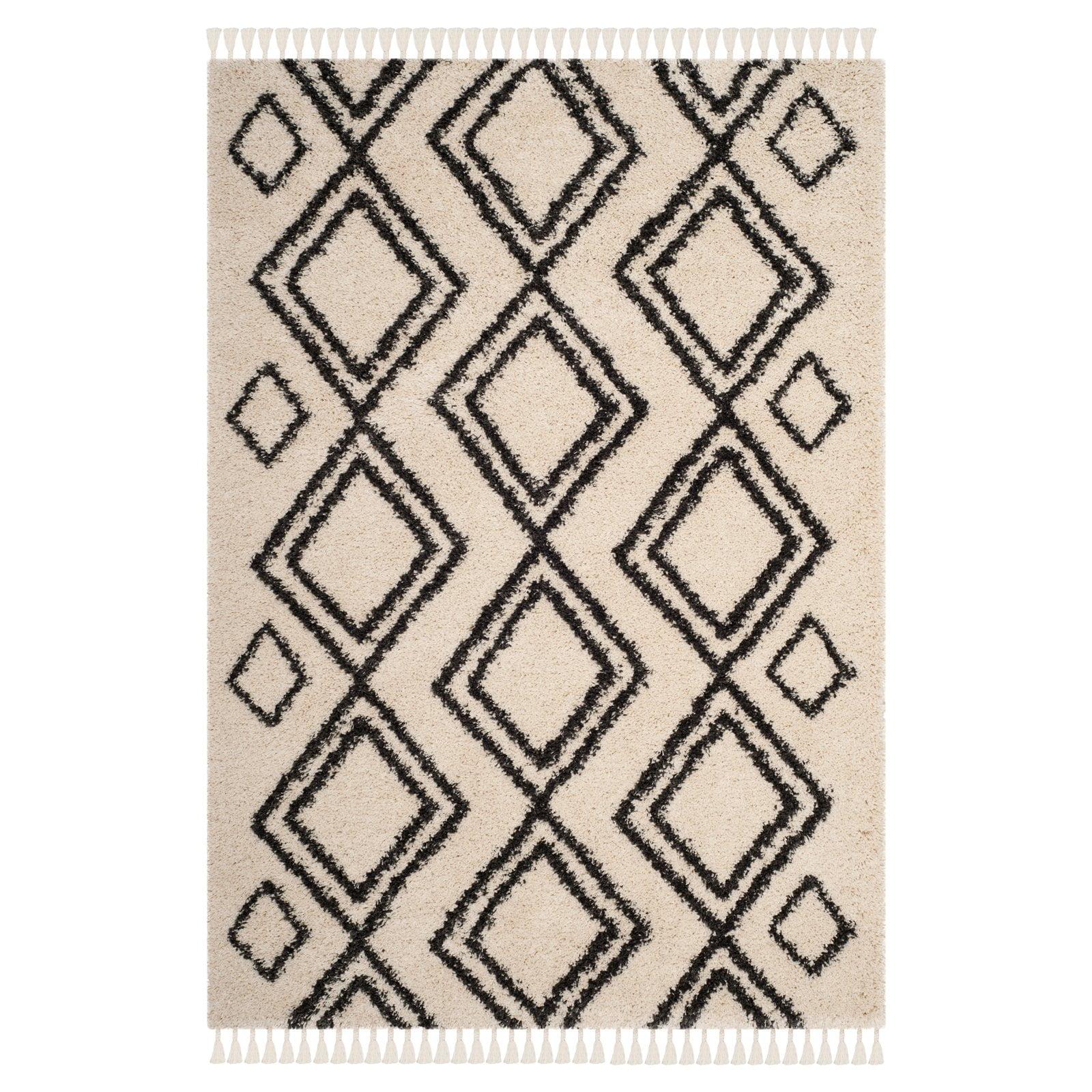 Moroccan Fringe Shag MFG247 Power Loomed Area Rug  - Safavieh