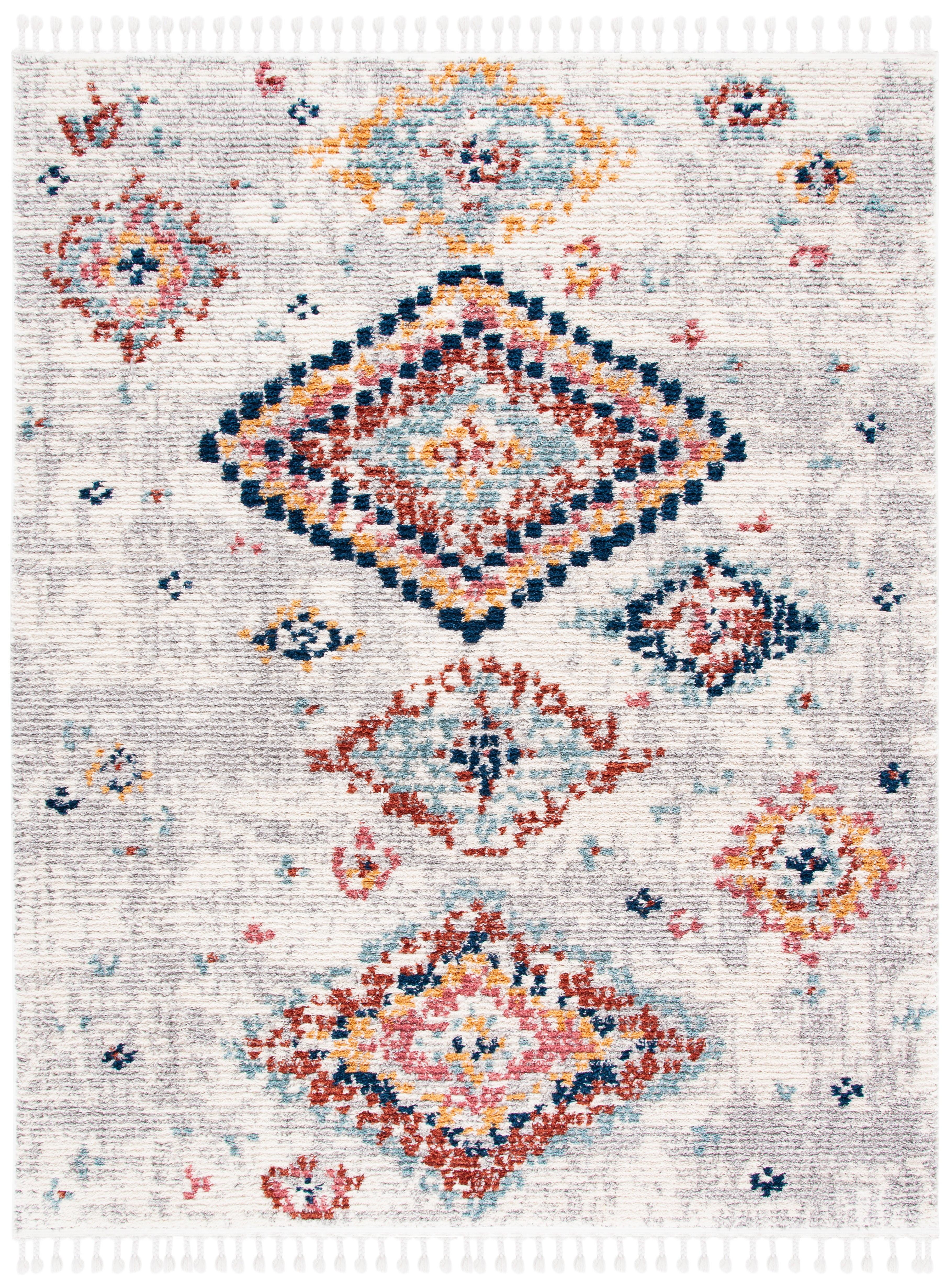 Morocco MRC954 Power Loomed Area Rug - Ivory/Multi - 8'x10' - Safavieh.