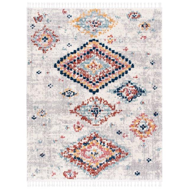 Morocco MRC954 Power Loomed Area Rug - Ivory/Multi - 8'x10' - Safavieh.