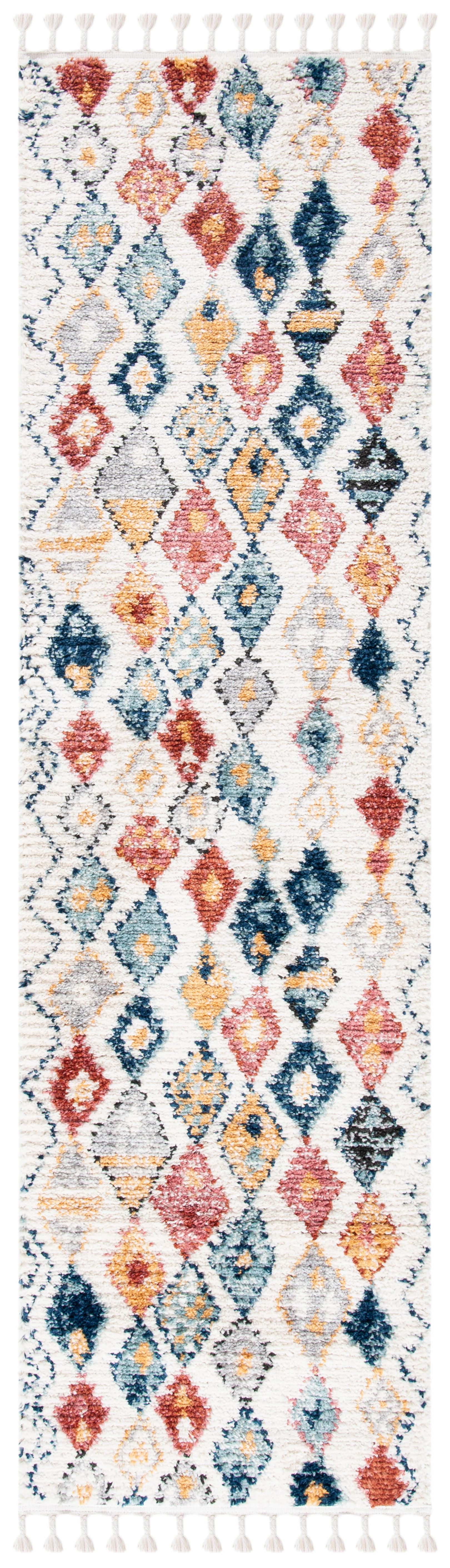 Morocco MRC924 Power Loomed Runner Rug - Ivory/Multi - 2'2"x7' - Safavieh.