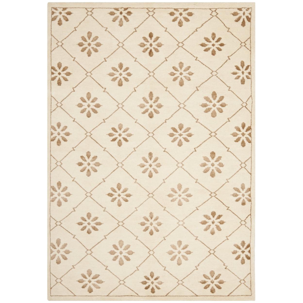 Mosaic Hand Knotted Geometric Rug