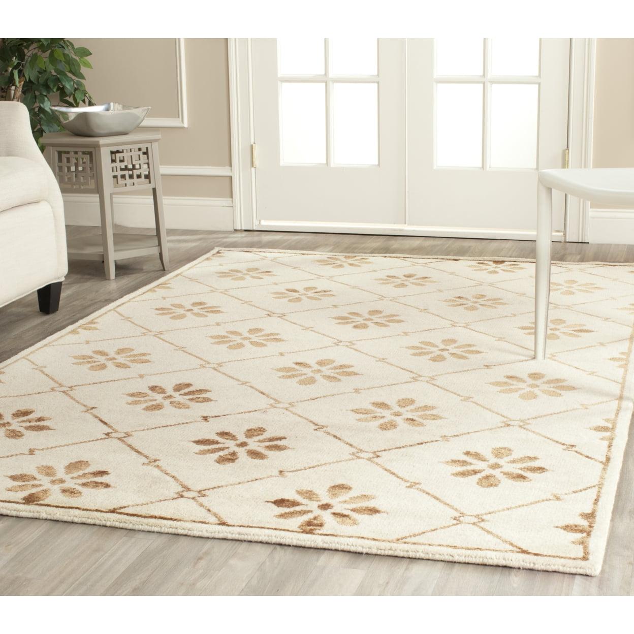 Mosaic Hand Knotted Geometric Rug