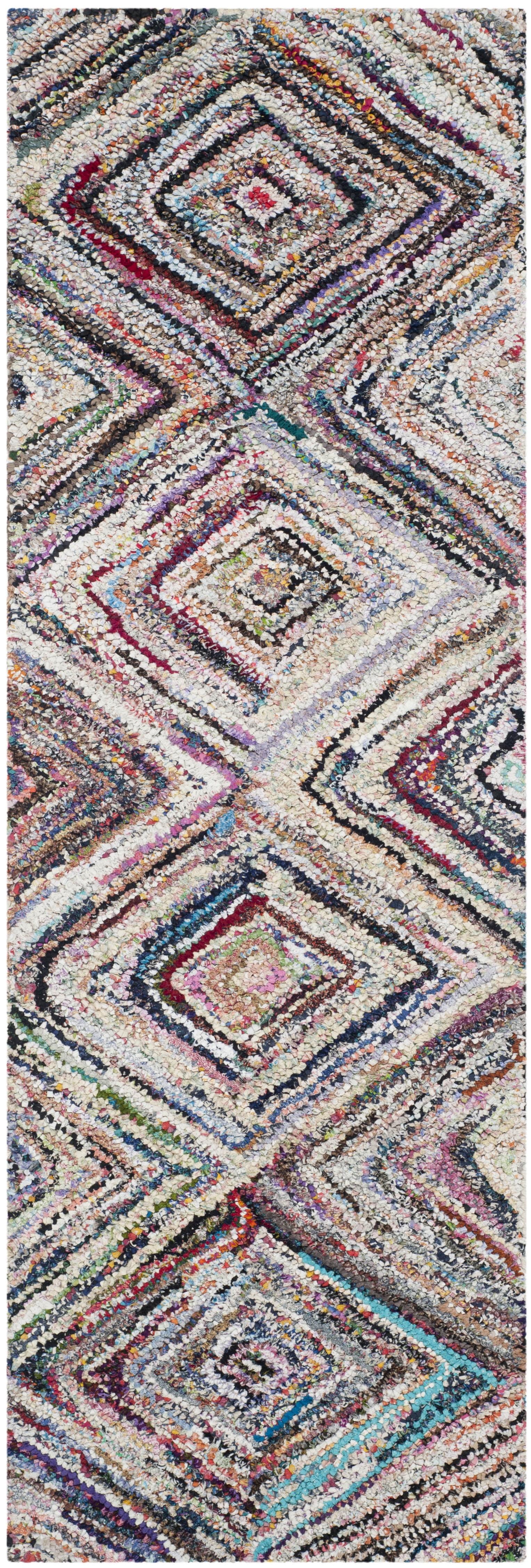 Nantucket NAN314 Hand Tufted Indoor Runner Rug - Multi - 2'3"x7' - Safavieh.