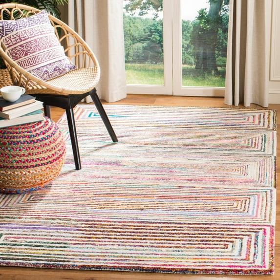 Nantucket NAN604 Hand Tufted Area Rug - Ivory - 3'x5' - Safavieh.
