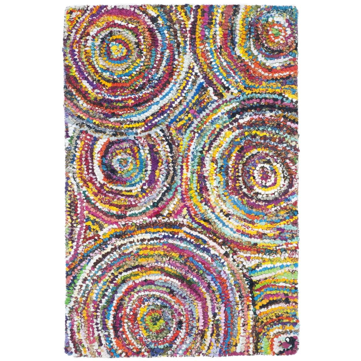 Nantucket NAN514 Hand Tufted Accent Rug - Multi - 3'x5' - Safavieh.