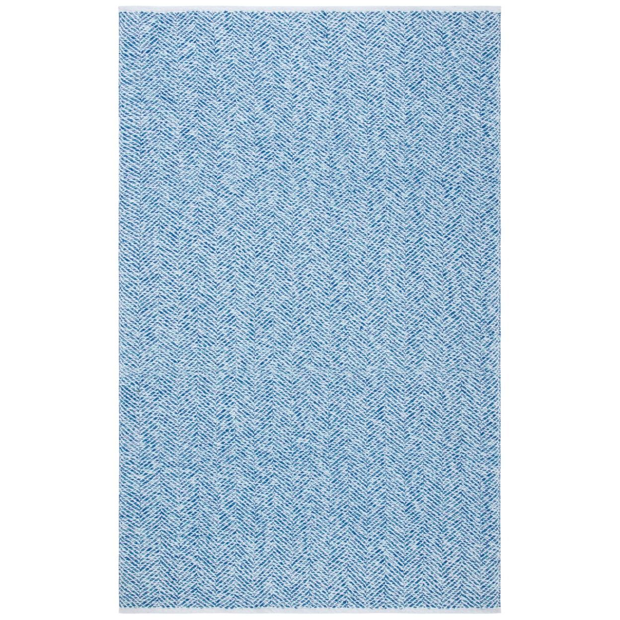 Nantucket NAN144 Hand Loomed Area Rug - Blue - 5'x8' - Safavieh.