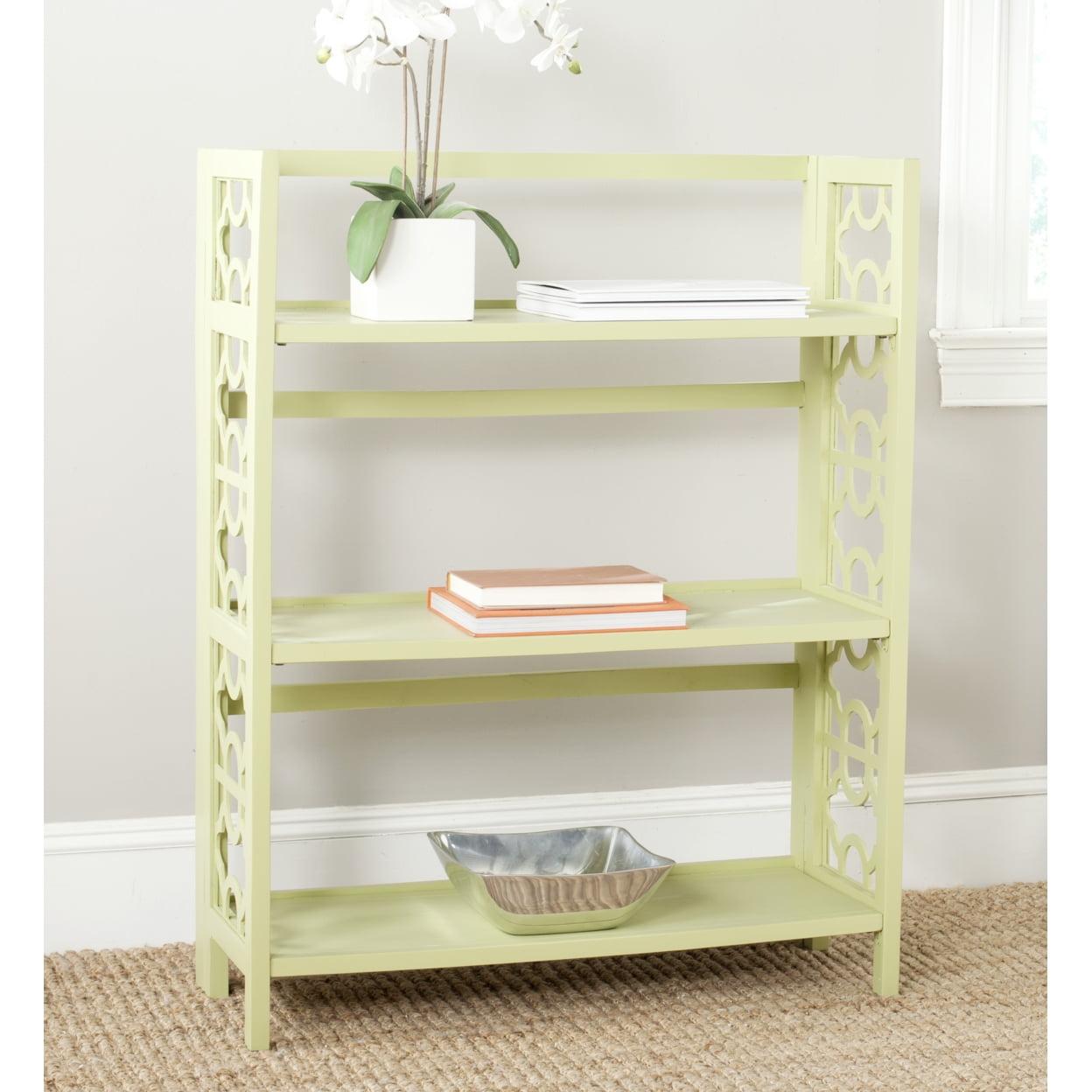 SAFAVIEH Natalie 3-Tier Low Bookcase Avocado Green