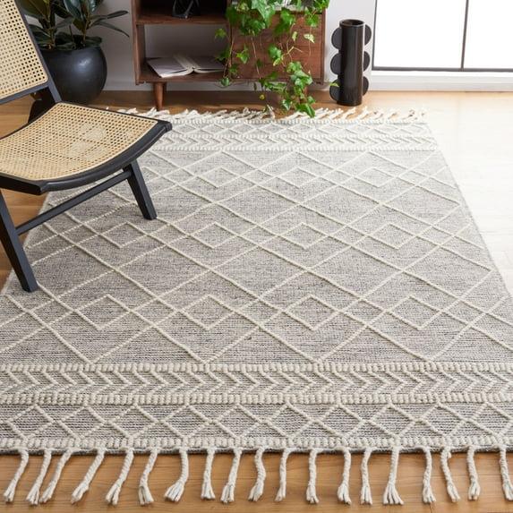 Natura NAT339 Hand Woven Area Rug - Ivory/Black - 3'x5' - Safavieh.