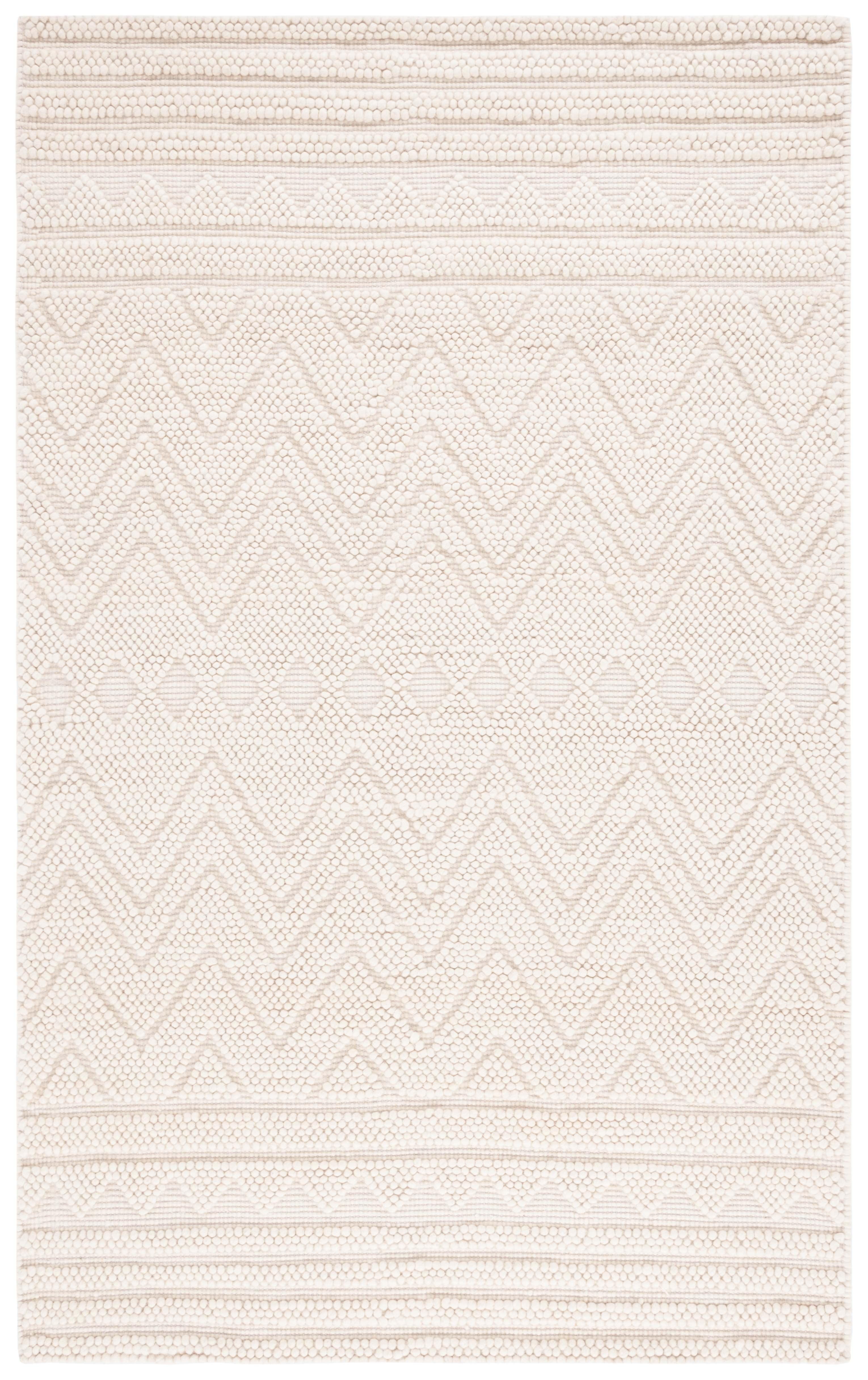 Natura NAT128 Hand Woven Indoor Area Rug - Light Beige - 4'x6' - Safavieh