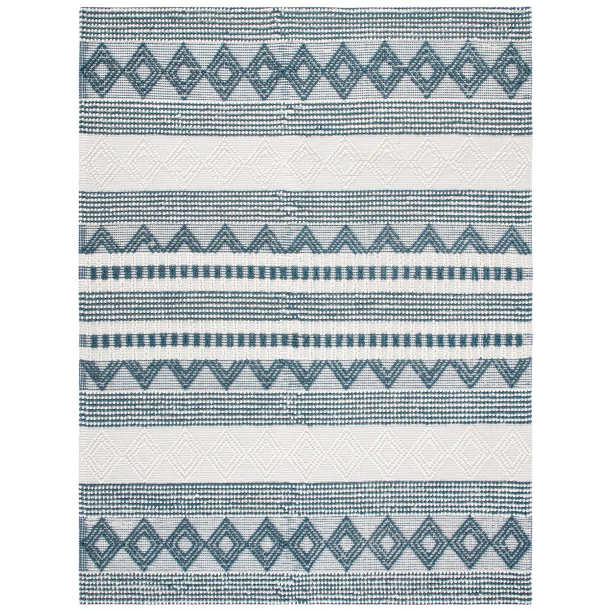 Natura NAT102 Hand Woven Area Rug - Dark Green/Ivory - 5'x8' - Safavieh.