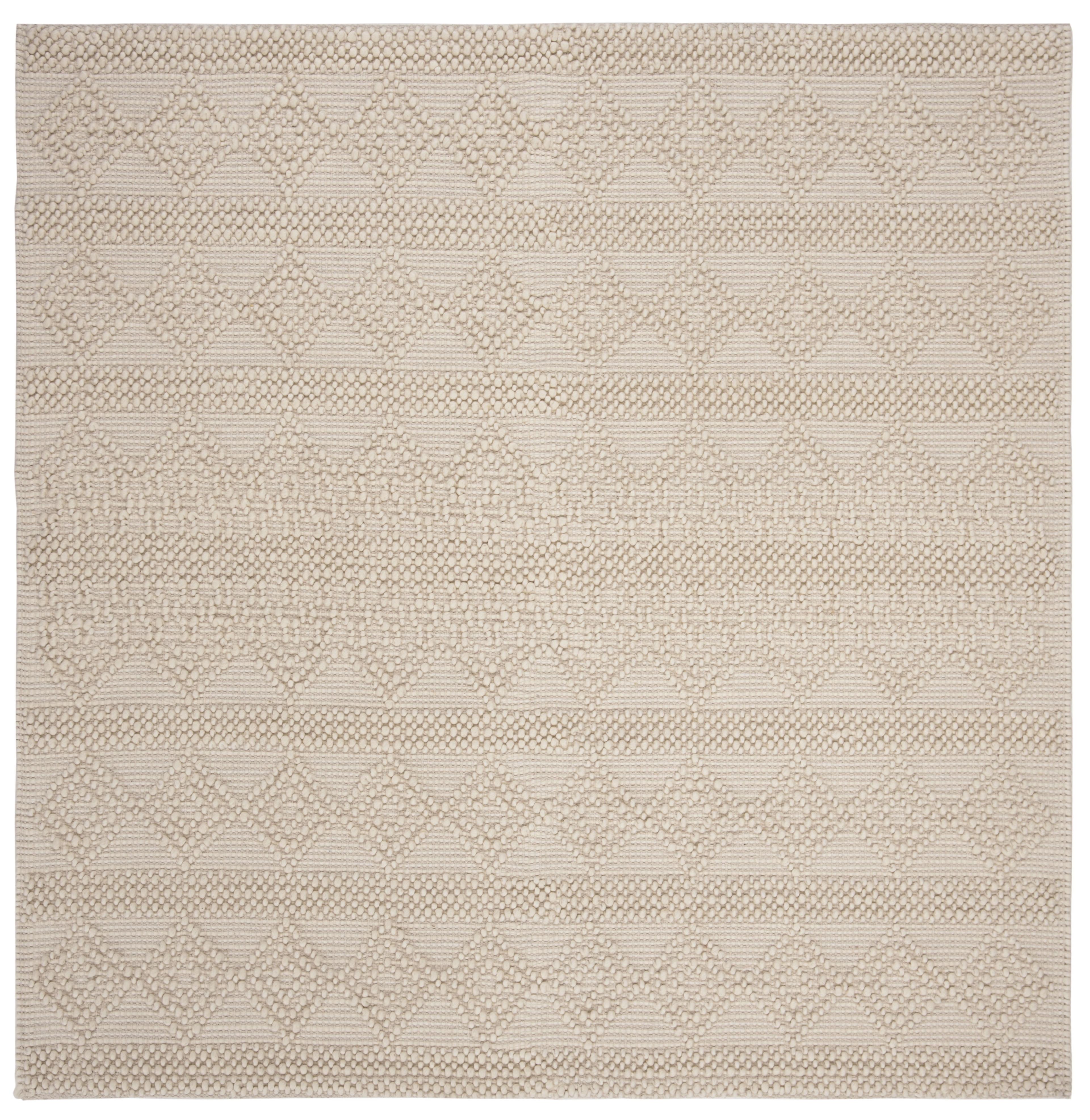 Natura Hand Woven 60% Wool And 40% Cotton Geometric Rug