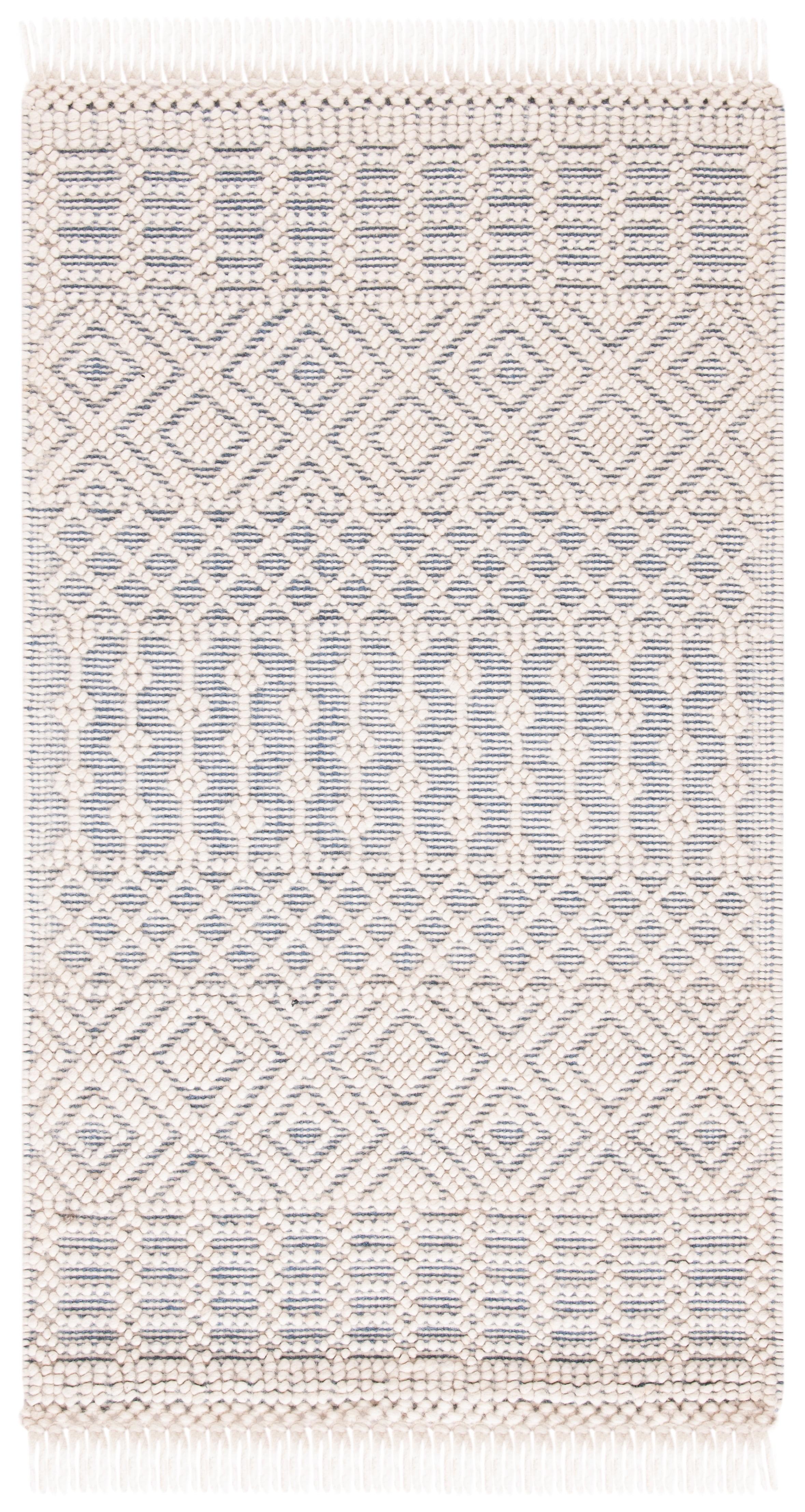 Natura NAT852 Hand Loomed Area Rug - Ivory/Grey - 3'x5' - Safavieh.