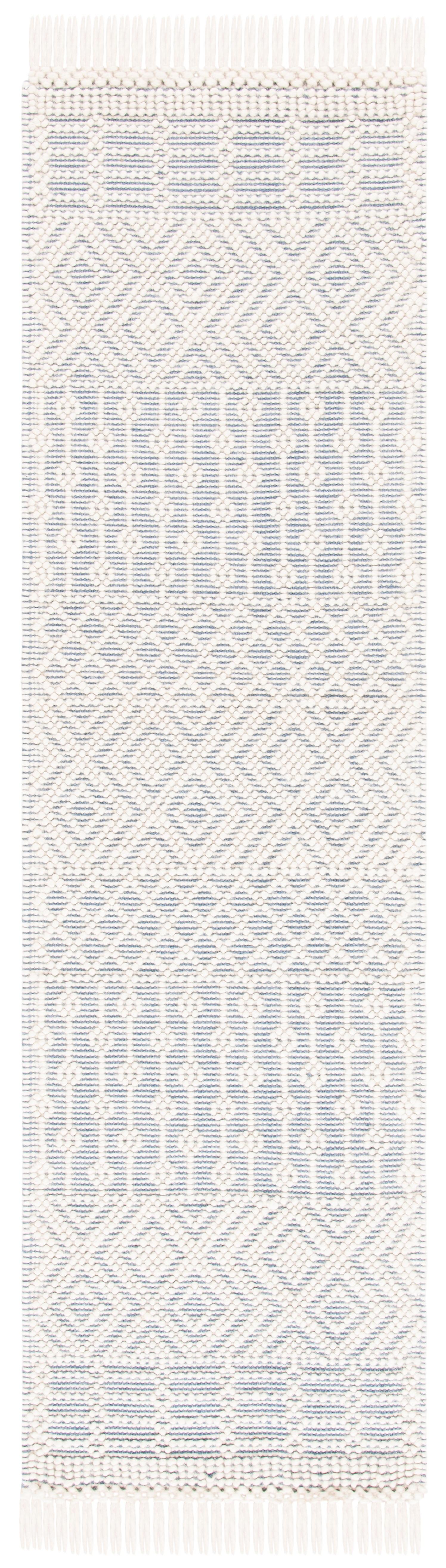 Natura NAT852 Hand Loomed Runner Rug - Ivory/Grey - 2'3"x12' - Safavieh.