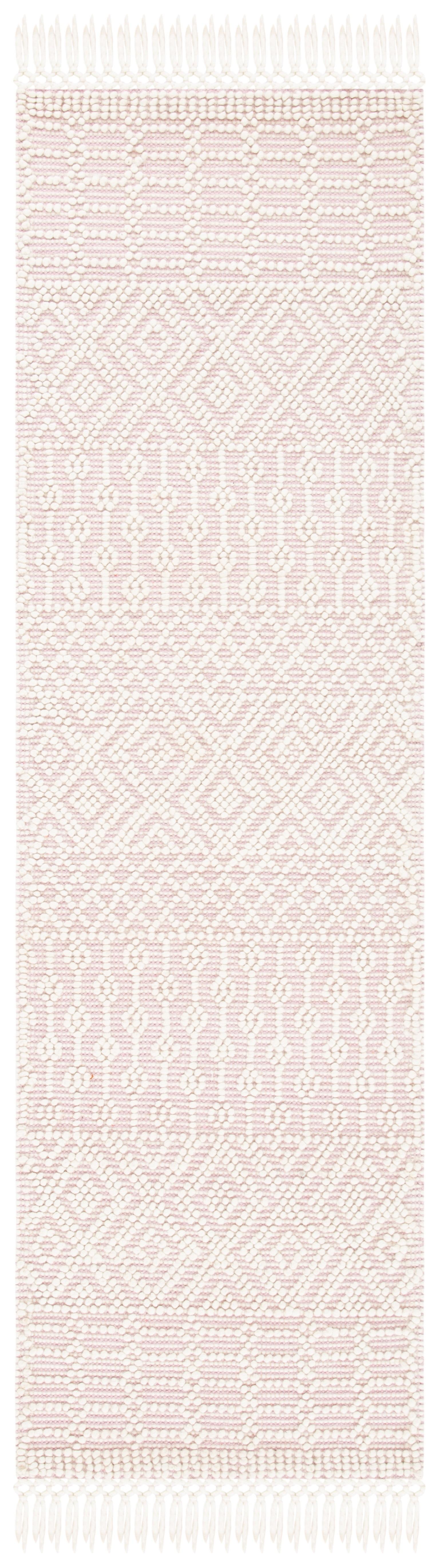 Natura NAT852 Hand Loomed Runner Rug - Ivory/Pink - 2'3"x8' - Safavieh.