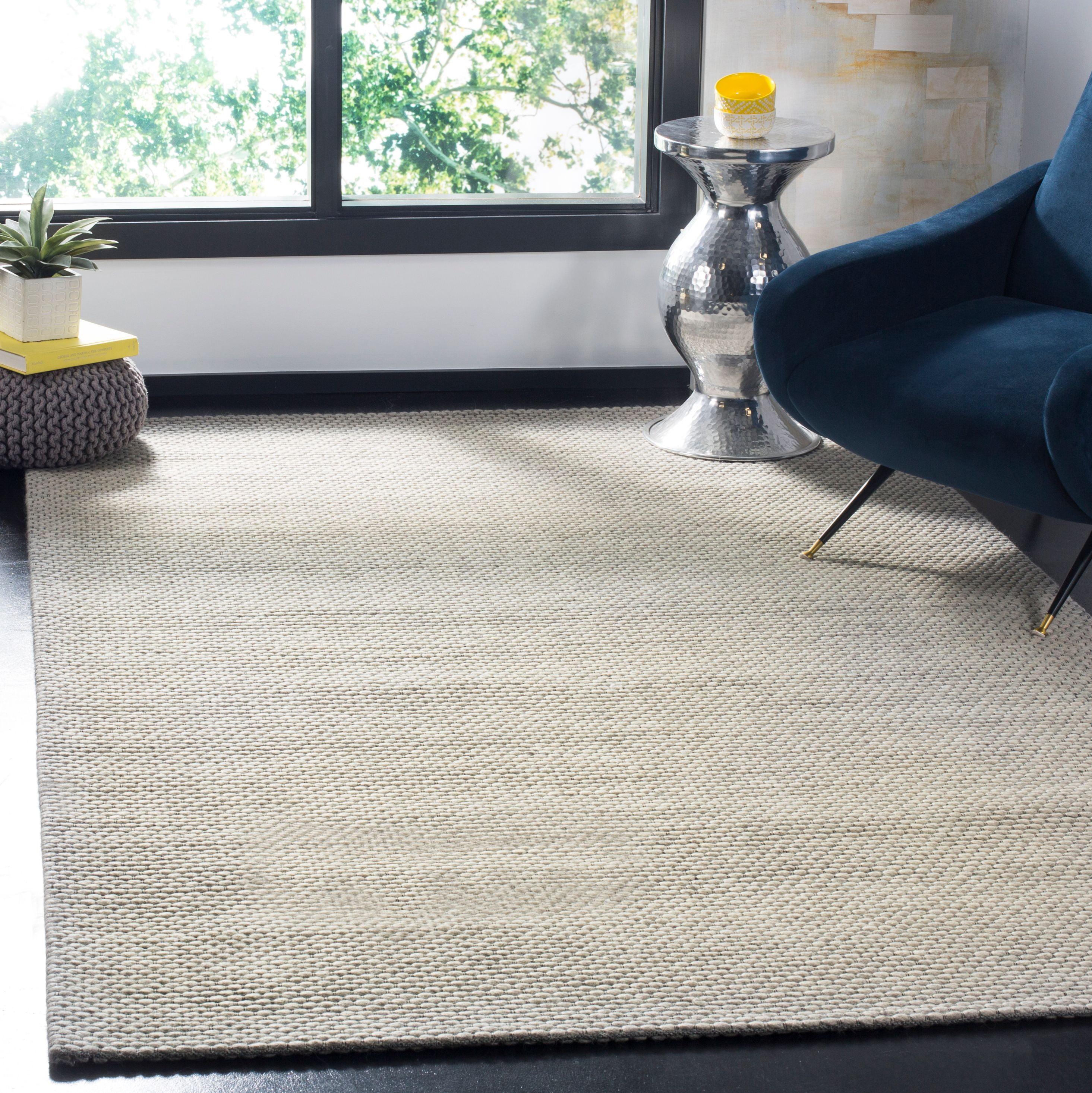 Natura NAT801 Hand Woven Indoor Area Rug - Grey - 6'x6' - Safavieh