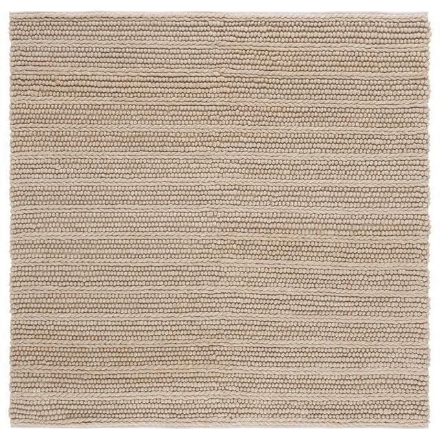 Natura NAT280 Flat Weave Indoor Area Rug - Beige - 6'x6' - Safavieh
