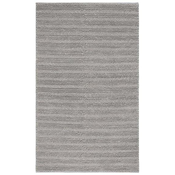 Natura NAT280 Flat Weave Indoor Area Rug - Grey - 4'x6' - Safavieh