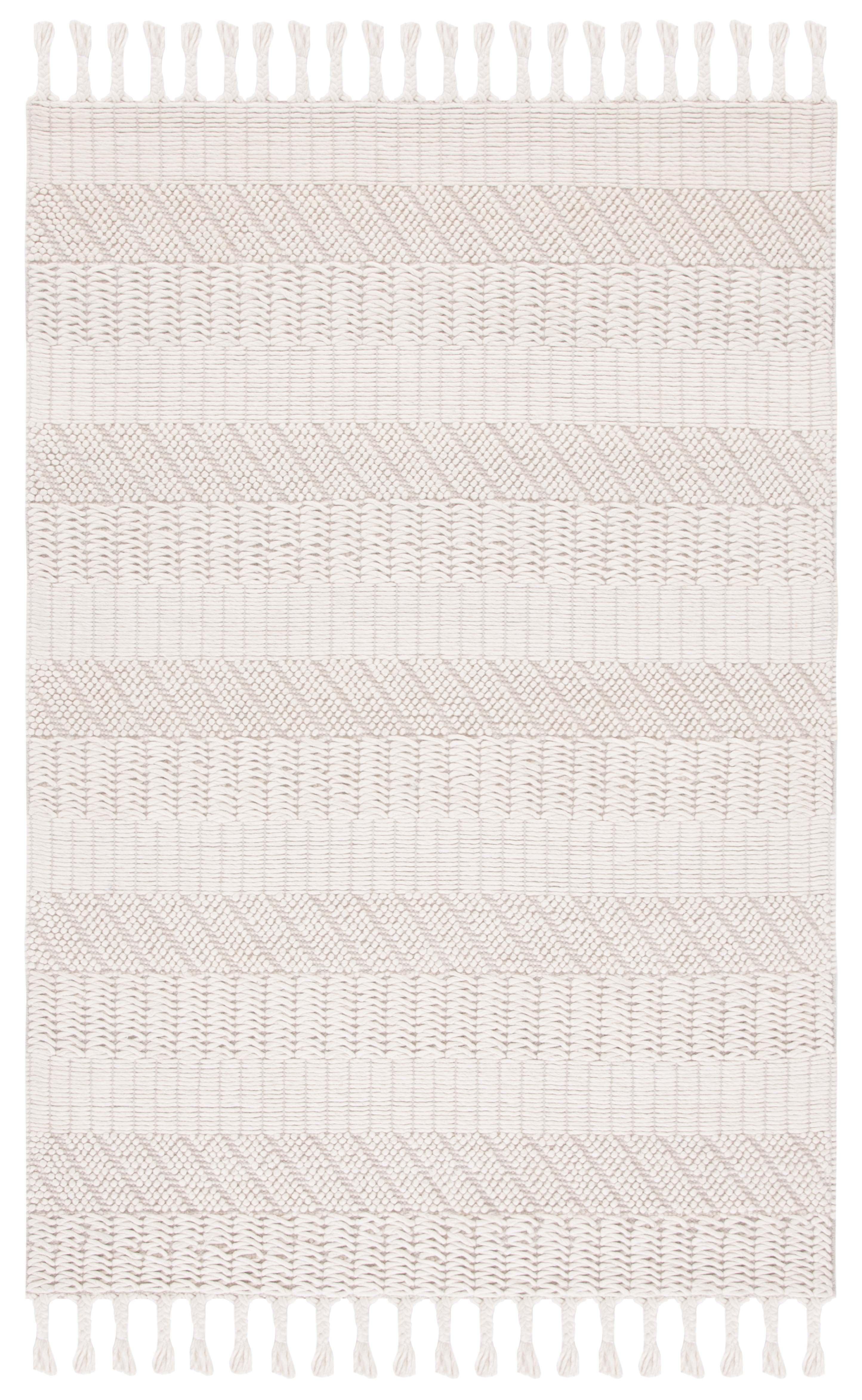 Natura NAT126 Hand Tufted Area Rug - Ivory - 6'x9' - Safavieh.