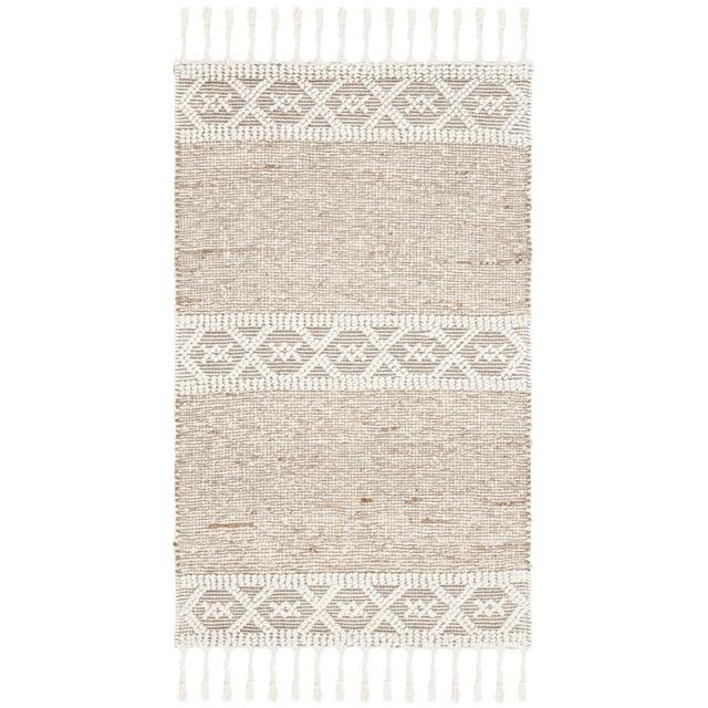 Natura NAT295 Hand Woven Indoor Accent Rug - Ivory/Beige - 3'x5' - Safavieh