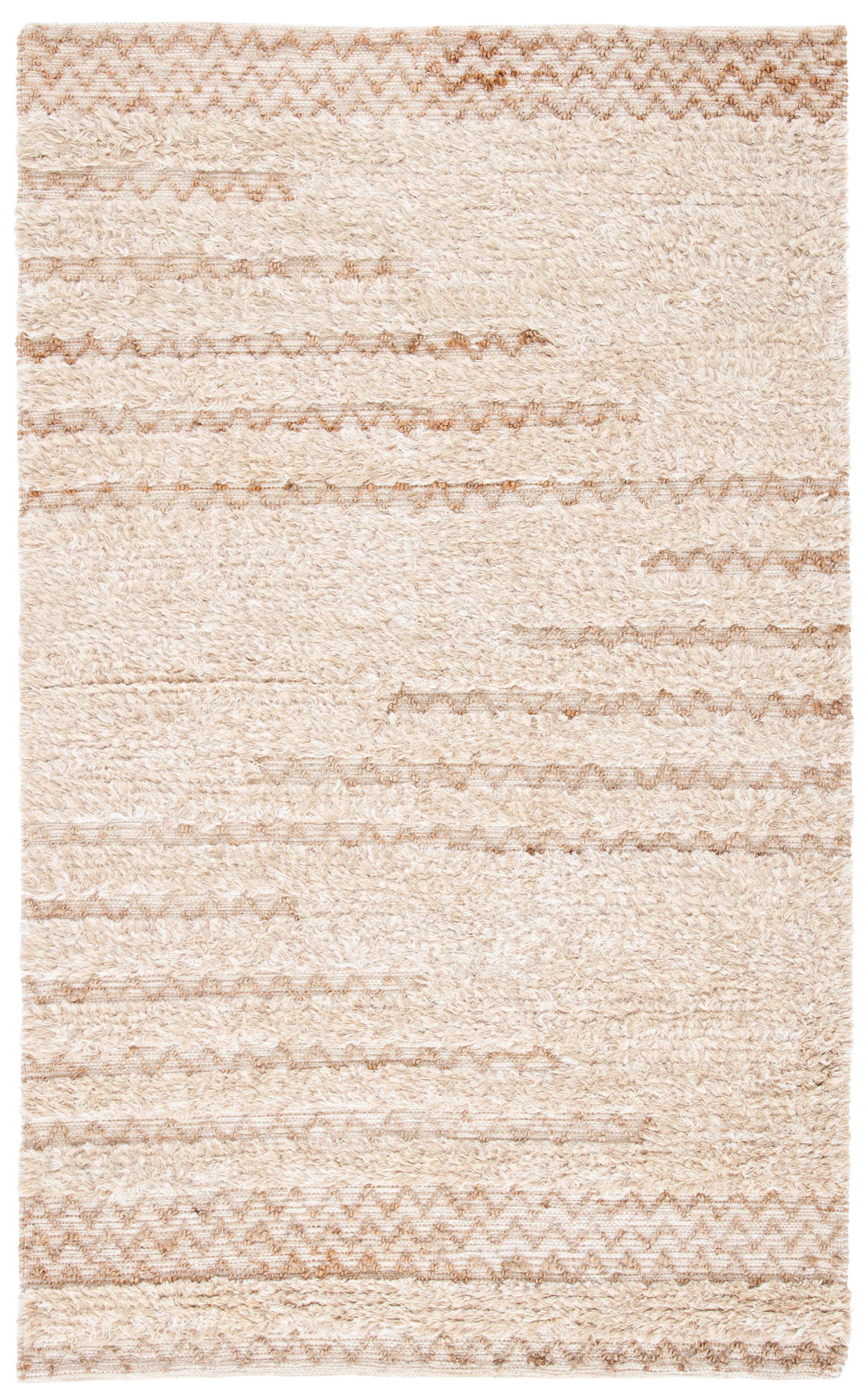 Natura NAT720 Hand Loomed Indoor Area Rug - Beige/Natural - 5'x8' - Safavieh