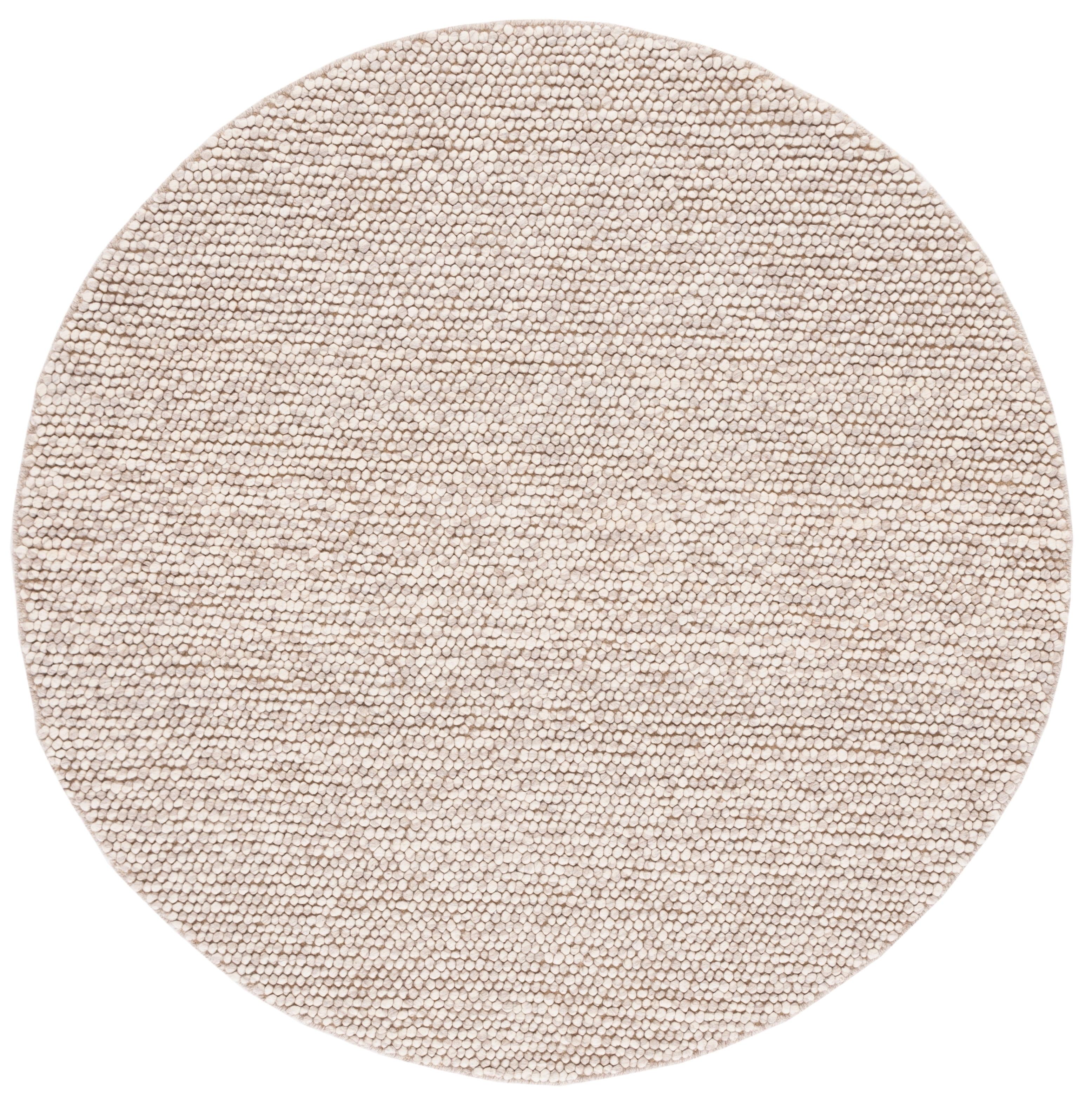 Natura NAT620 Hand Woven Area Rug - Beige - 4' round - Safavieh.
