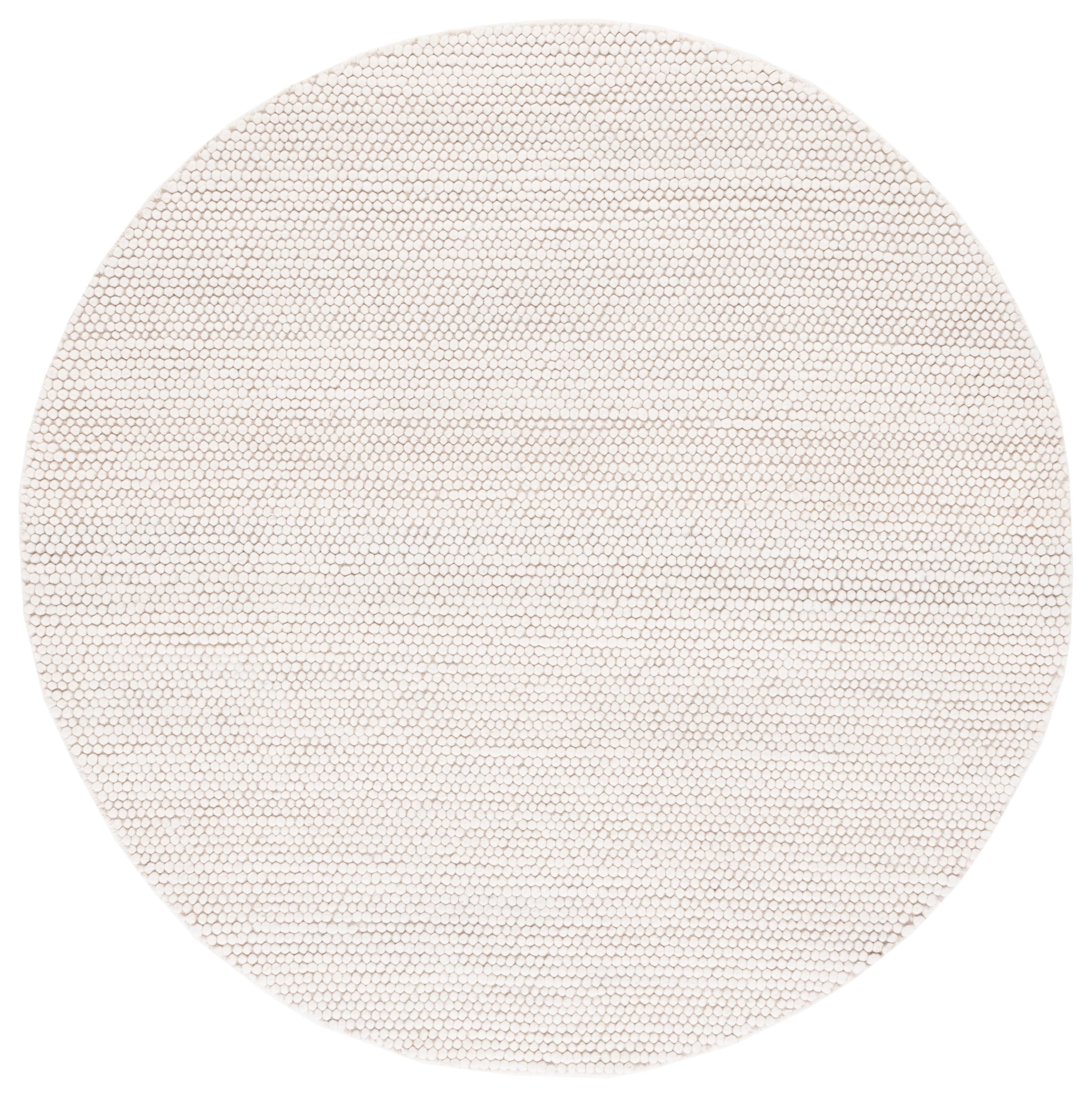 Natura NAT620 Hand Woven Area Rug - Ivory - 8' round - Safavieh.