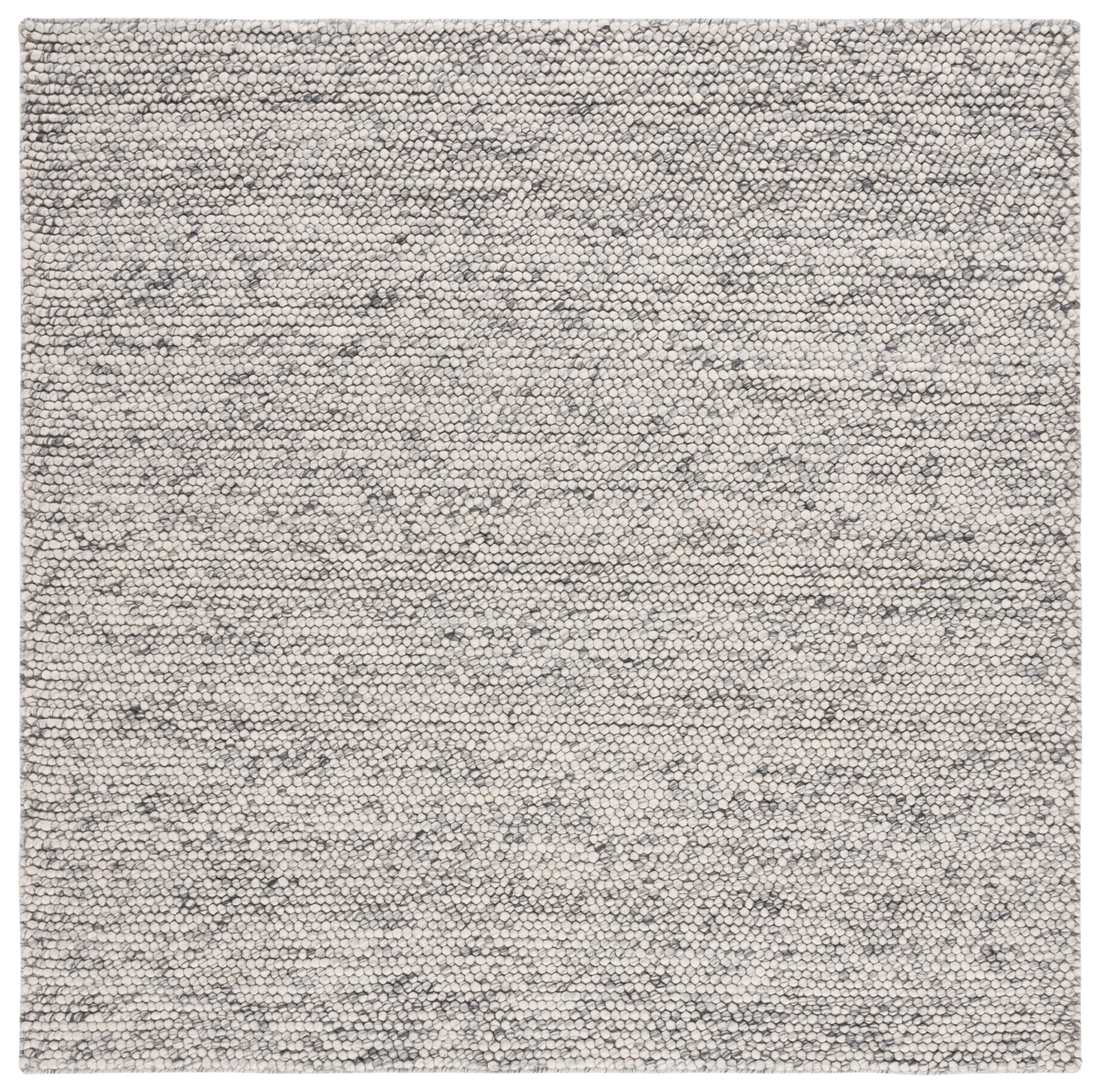 Natura NAT620 Hand Woven Area Rug - Light Grey/Ivory - 6'x6' - Safavieh.