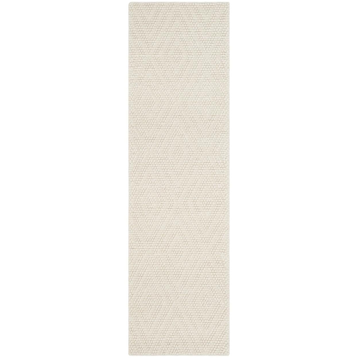 Ivory Coast Hand-Tufted Wool Runner Rug, 2' x 6'