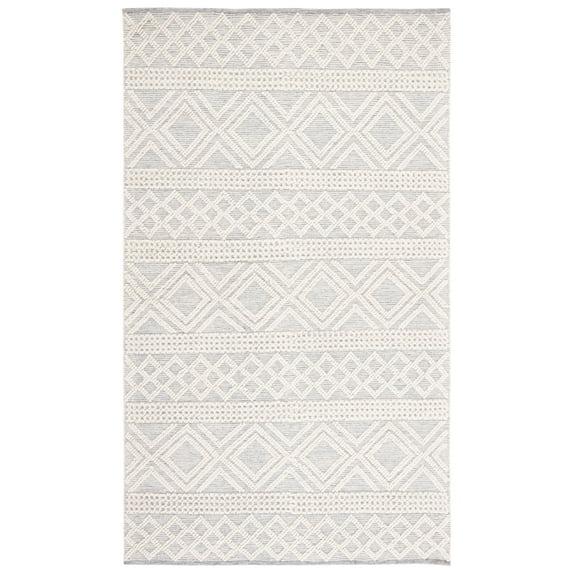 Natura NAT830 Hand Woven Area Rug - Ivory/Blue - 8'x10' - Safavieh.