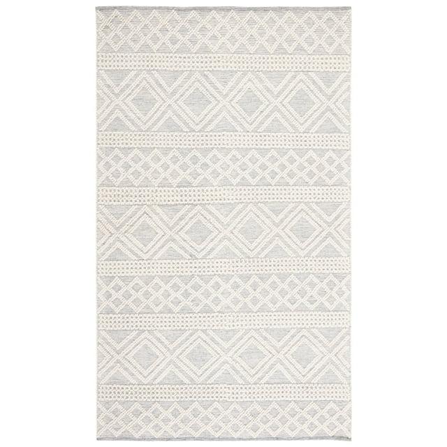 Natura NAT830 Hand Woven Area Rug - Ivory/Blue - 8'x10' - Safavieh.