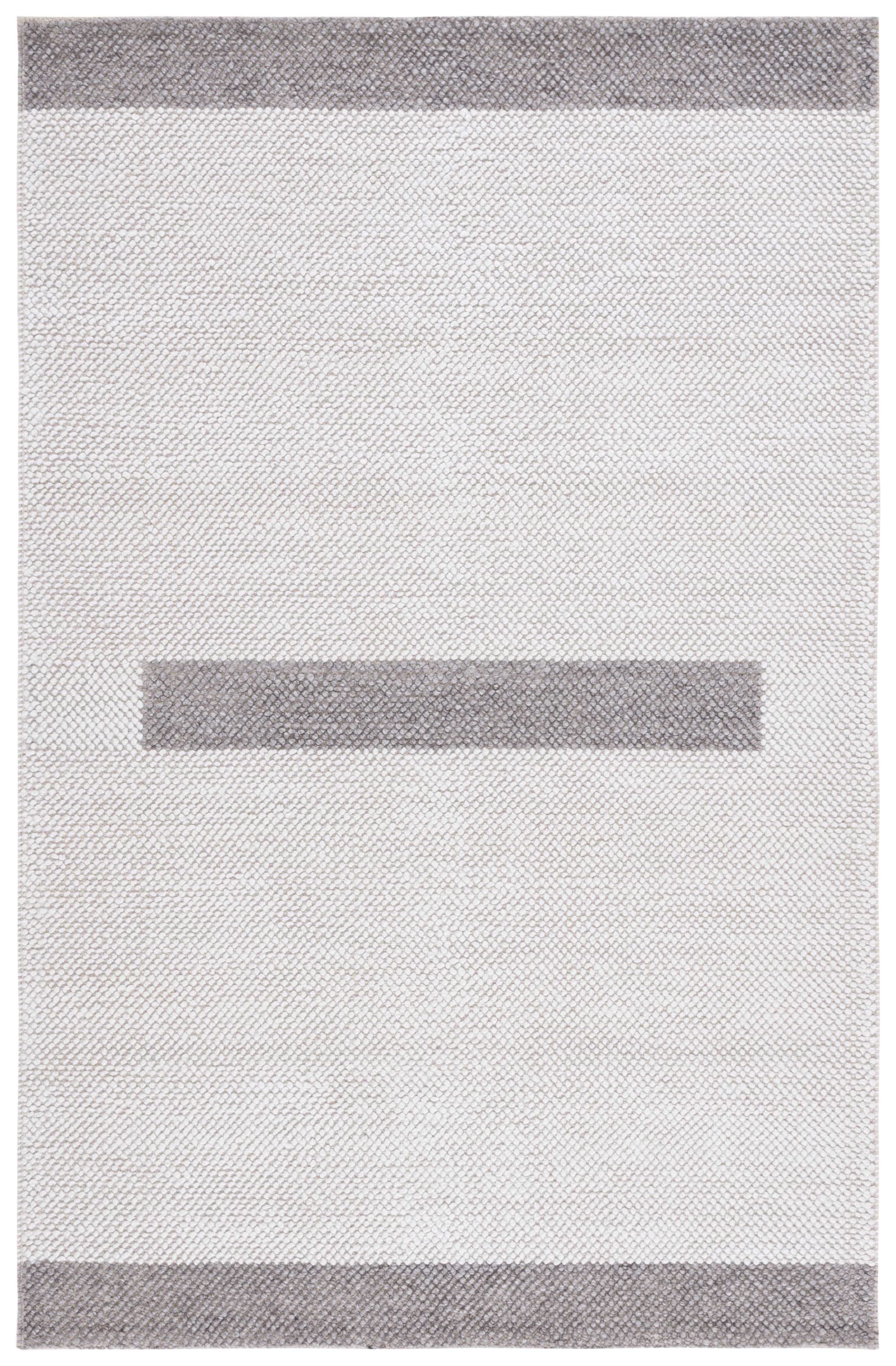 Natura NAT324 Flat Weave Indoor Area Rug - Ivory/Brown - 4'x6' - Safavieh